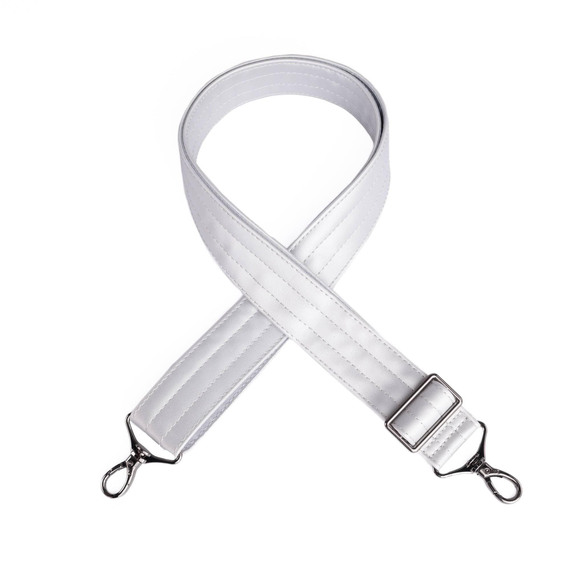 Adjustable Webbed Satin Luxe VL Bag Strap - 1.5