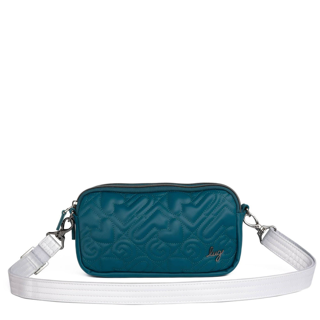 Adjustable Webbed Satin Luxe VL Bag Strap - 1