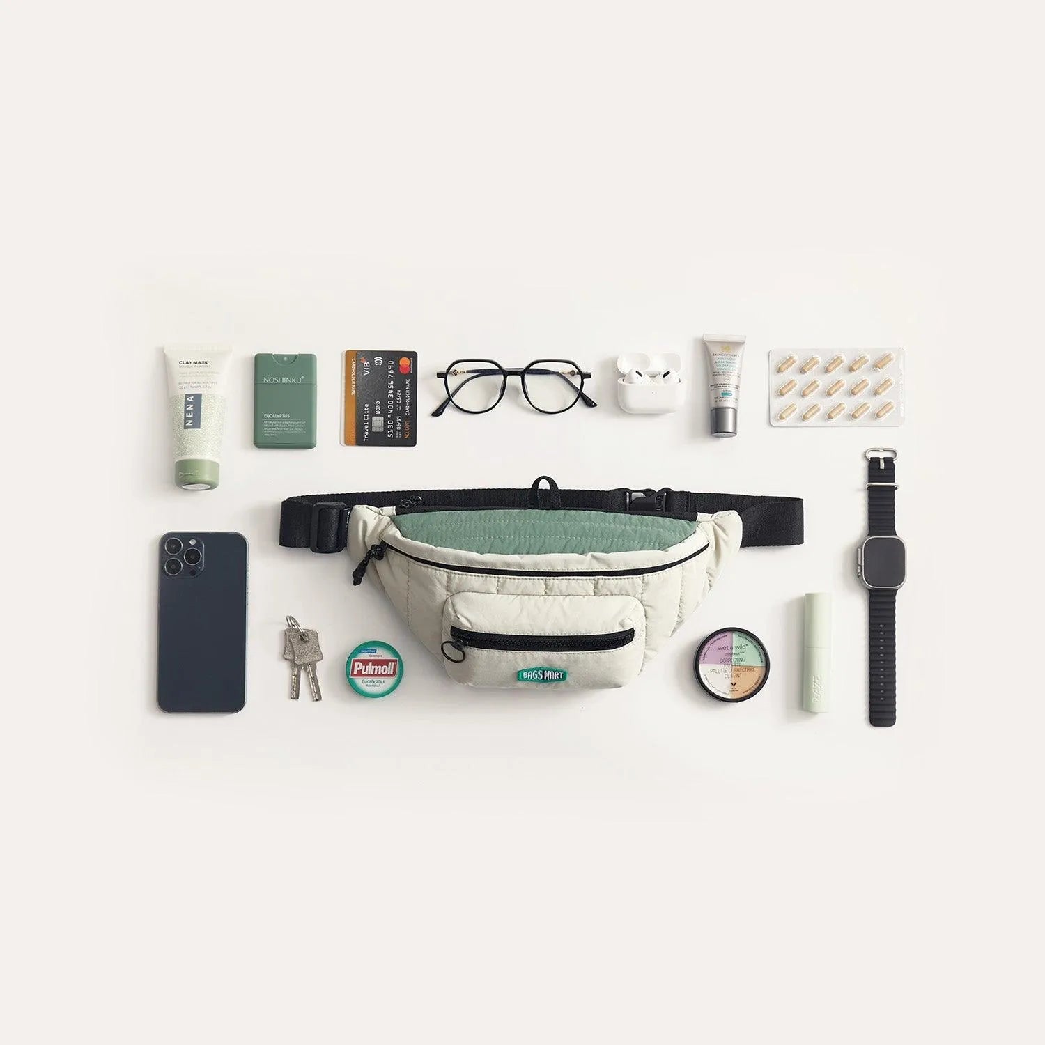 (FREE GIFT) Walker 2.5L Quilted Fanny Pack