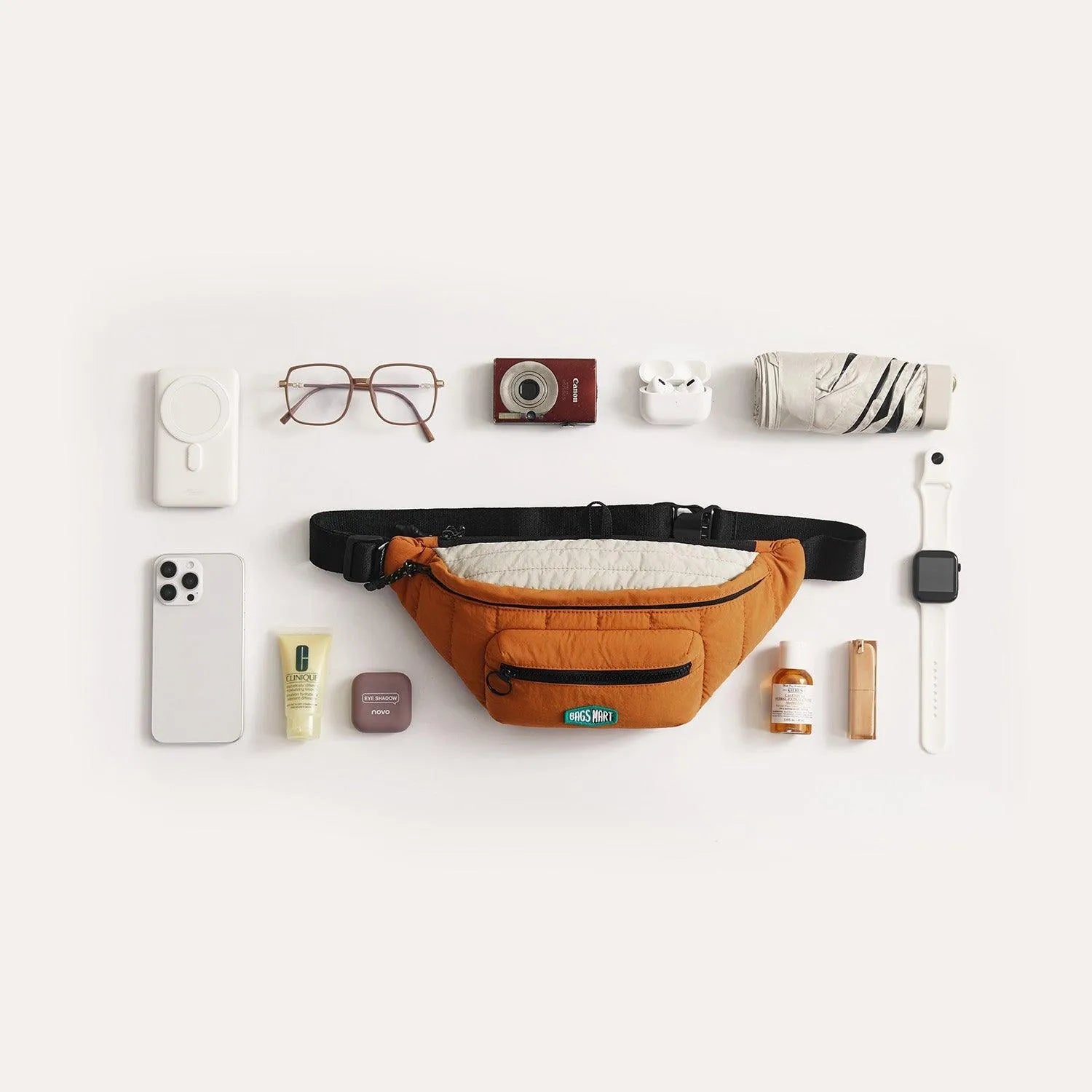 (FREE GIFT) Walker 2.5L Quilted Fanny Pack