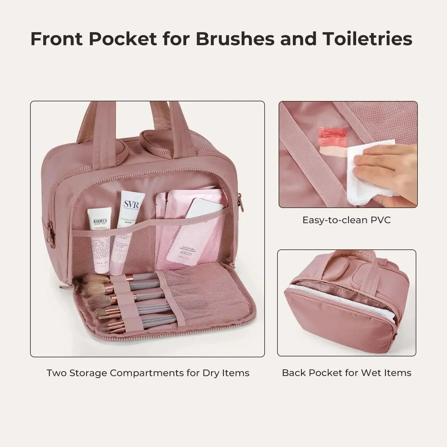 Crush Toiletry Bag 6 Colors