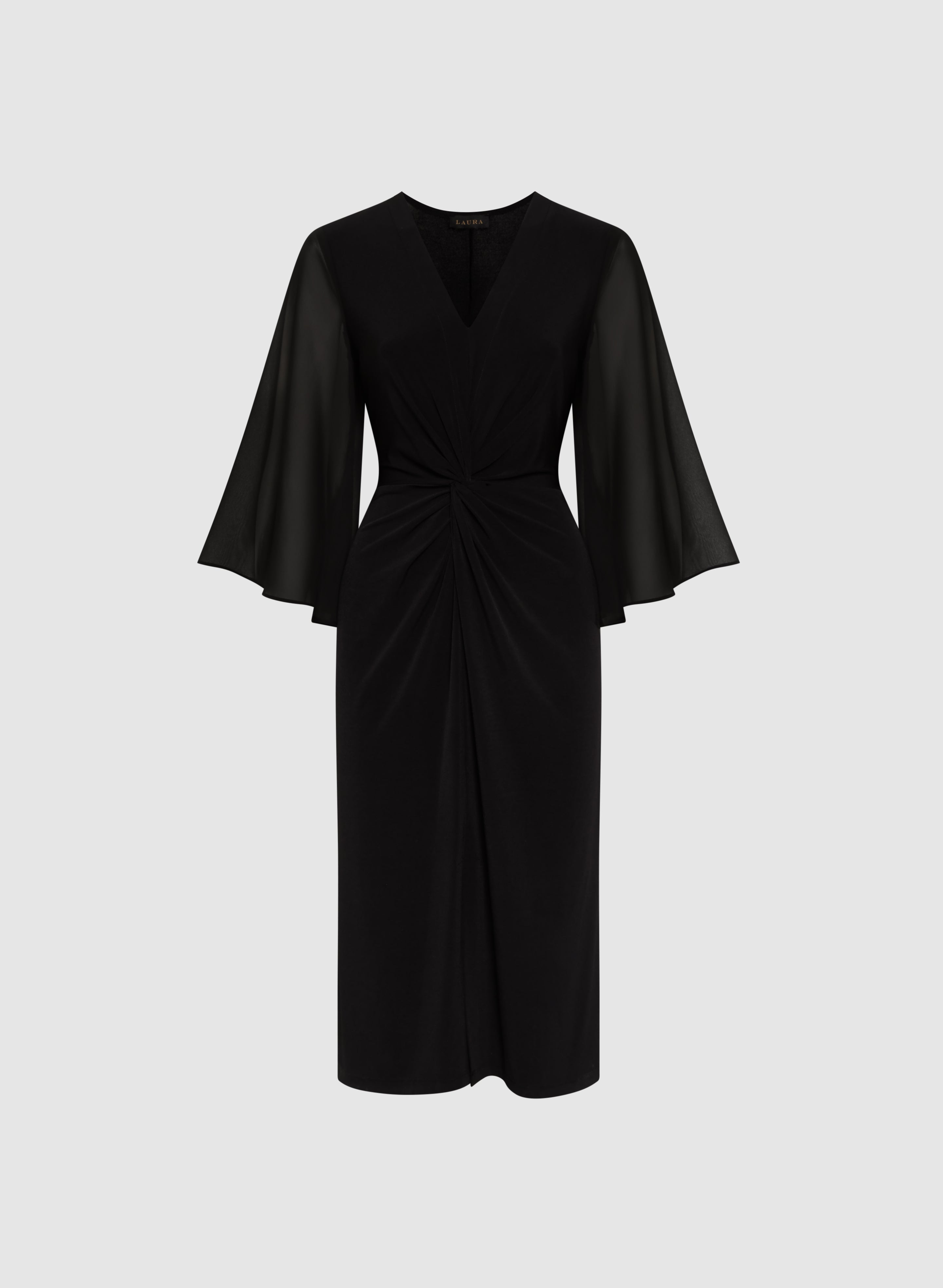 Chiffon Sleeve Dress