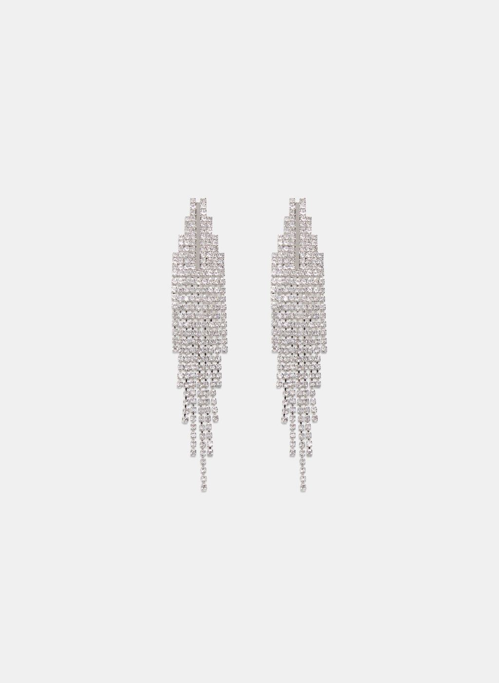 Cubic Zirconia Chandelier Earrings