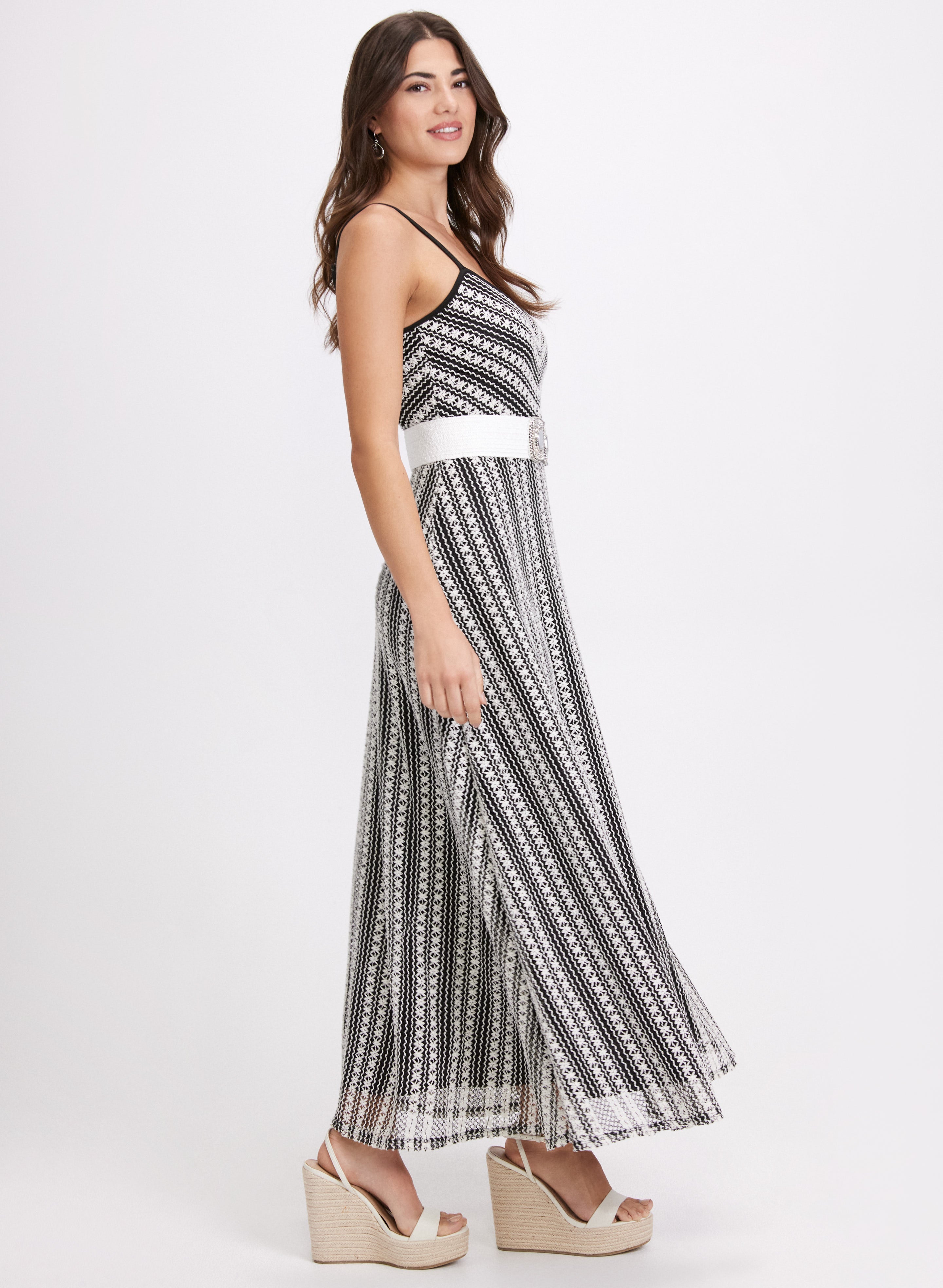 Crochet Detail Dress