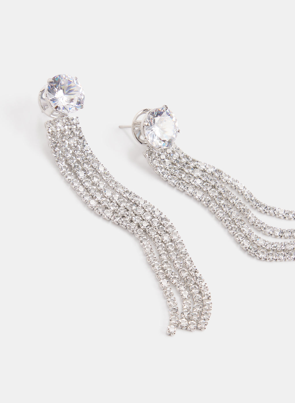 Crystal Cascade Earrings