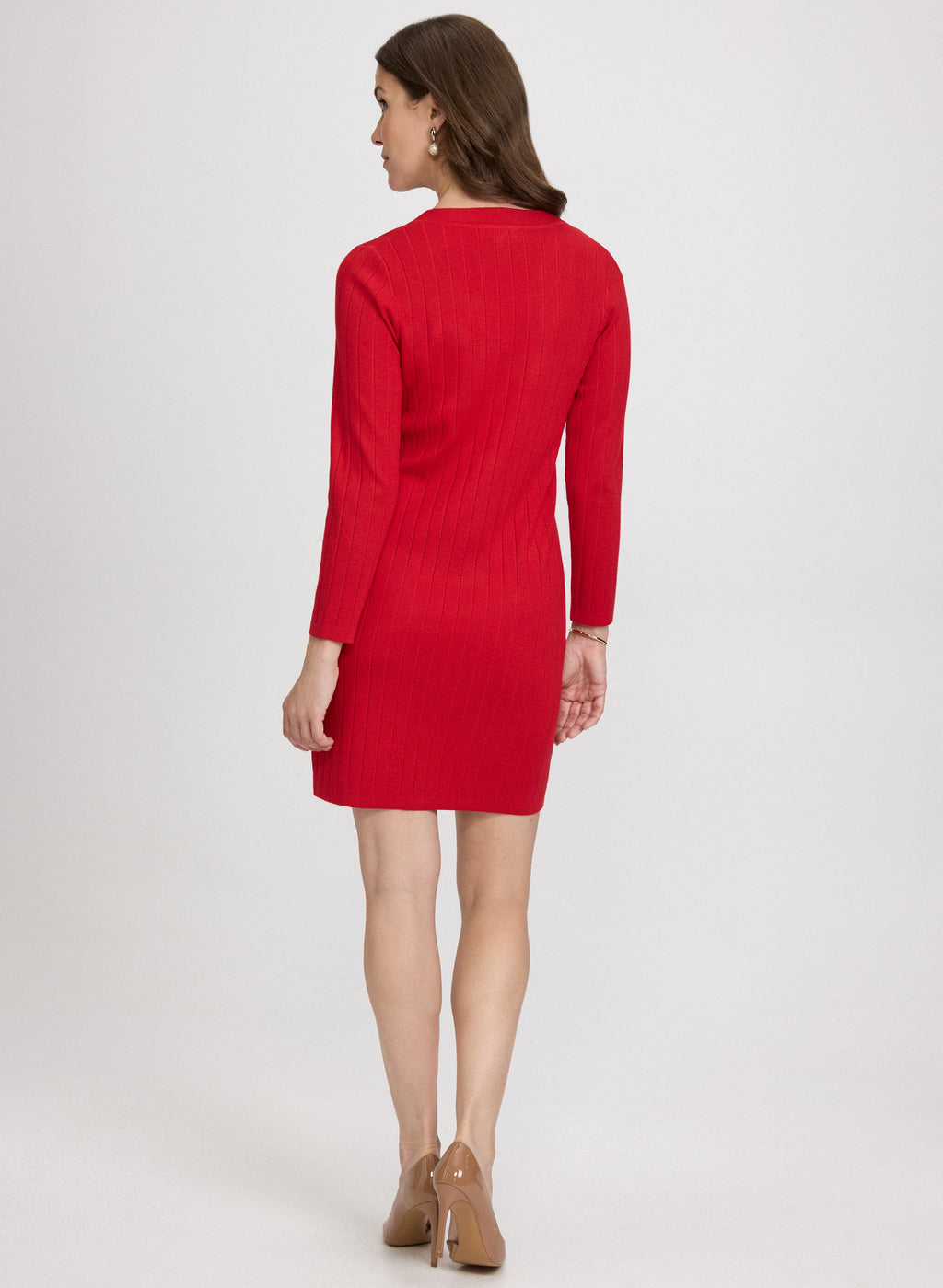 Button-Down Sweater Dress