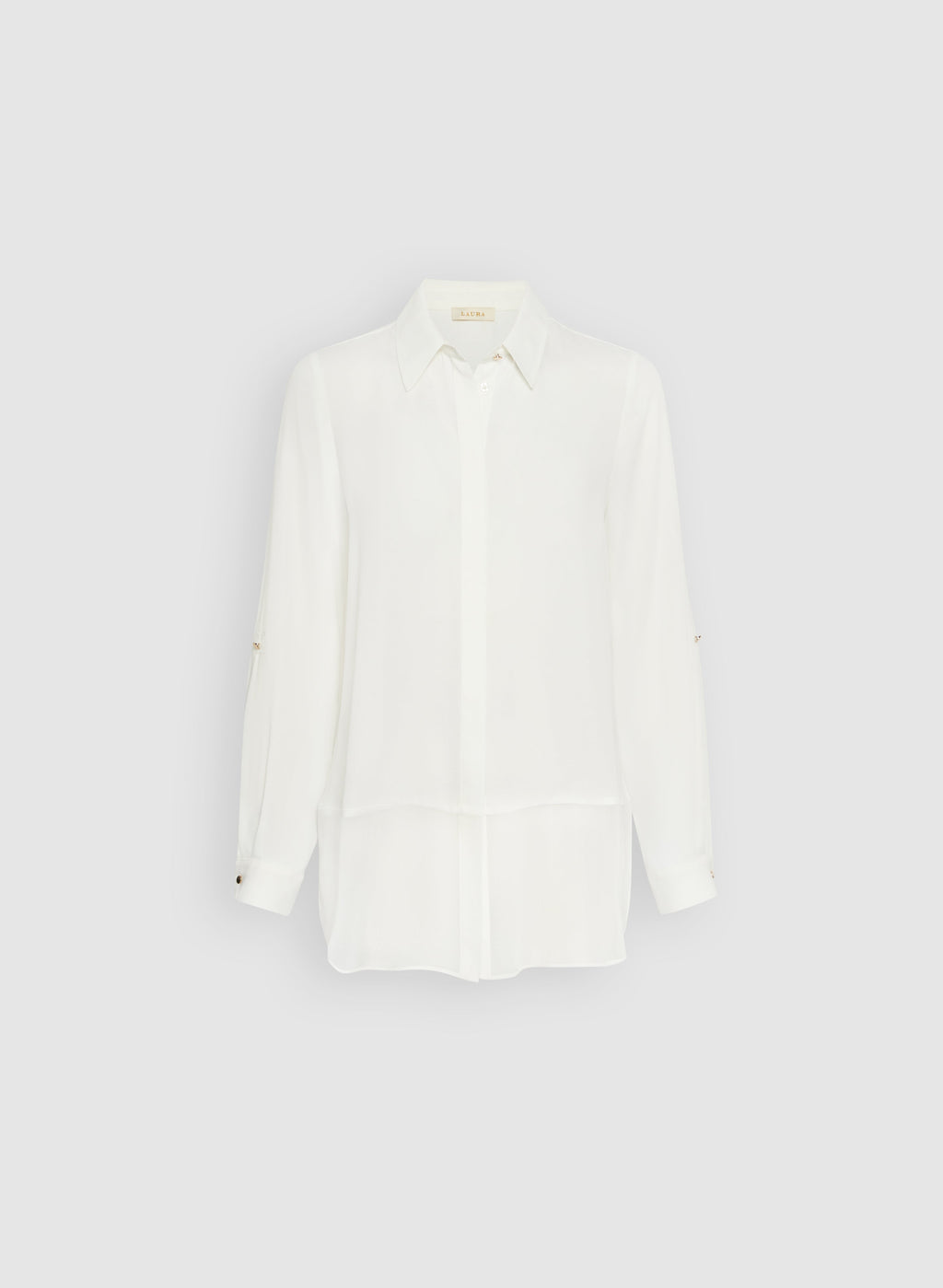 Button-Down Tunic Blouse