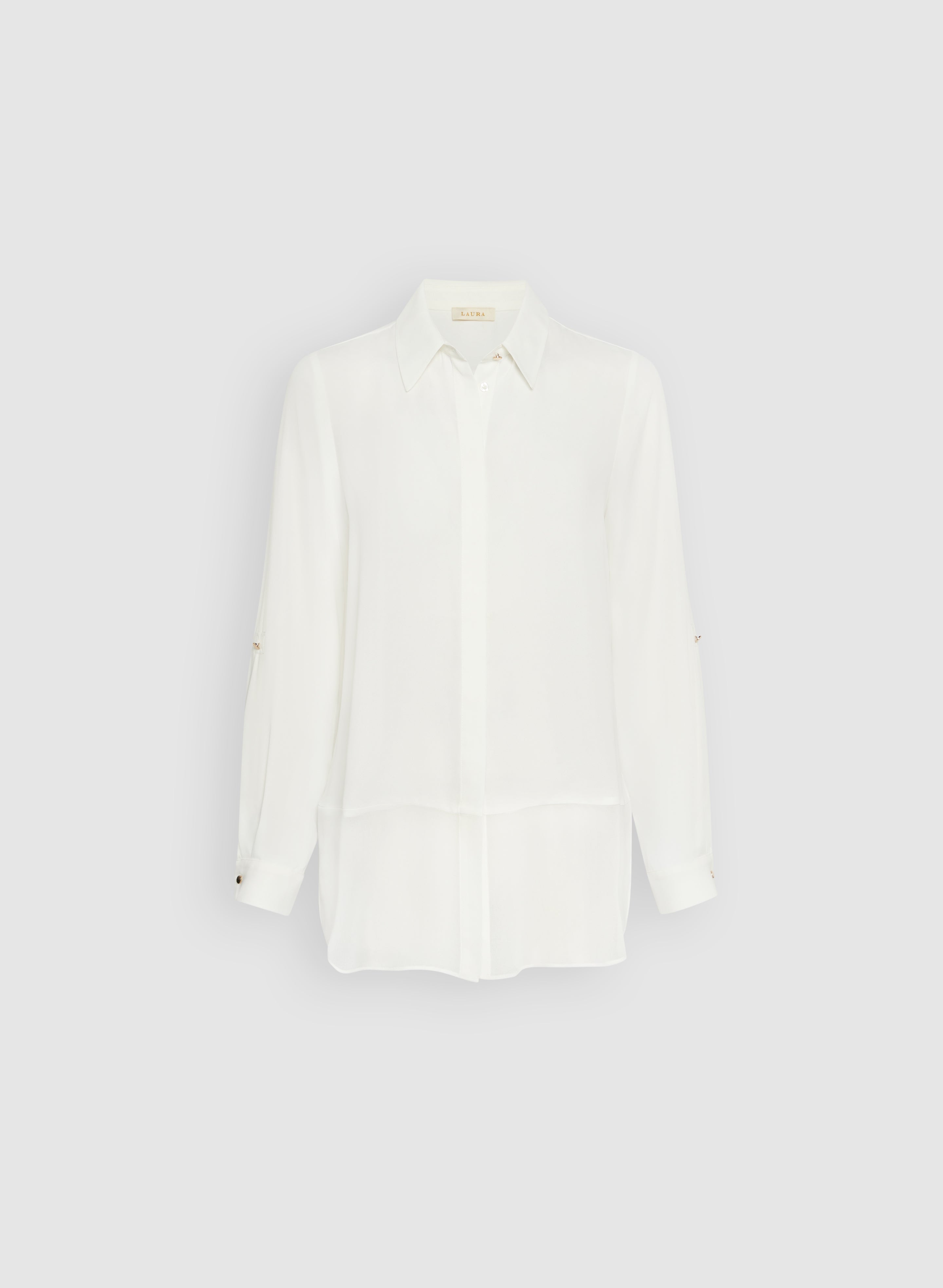 Button-Down Tunic Blouse