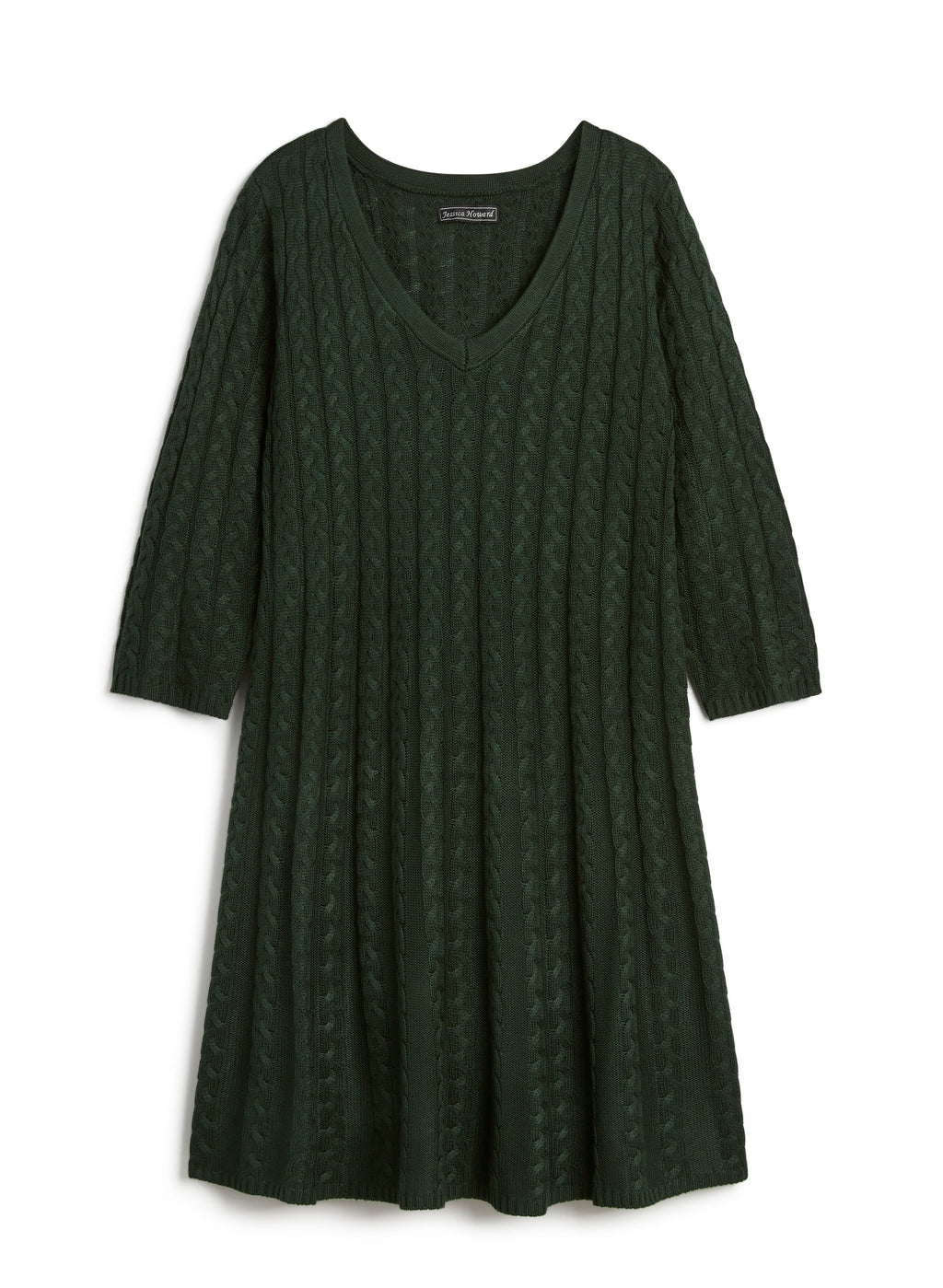Cable Knit Sweater Dress