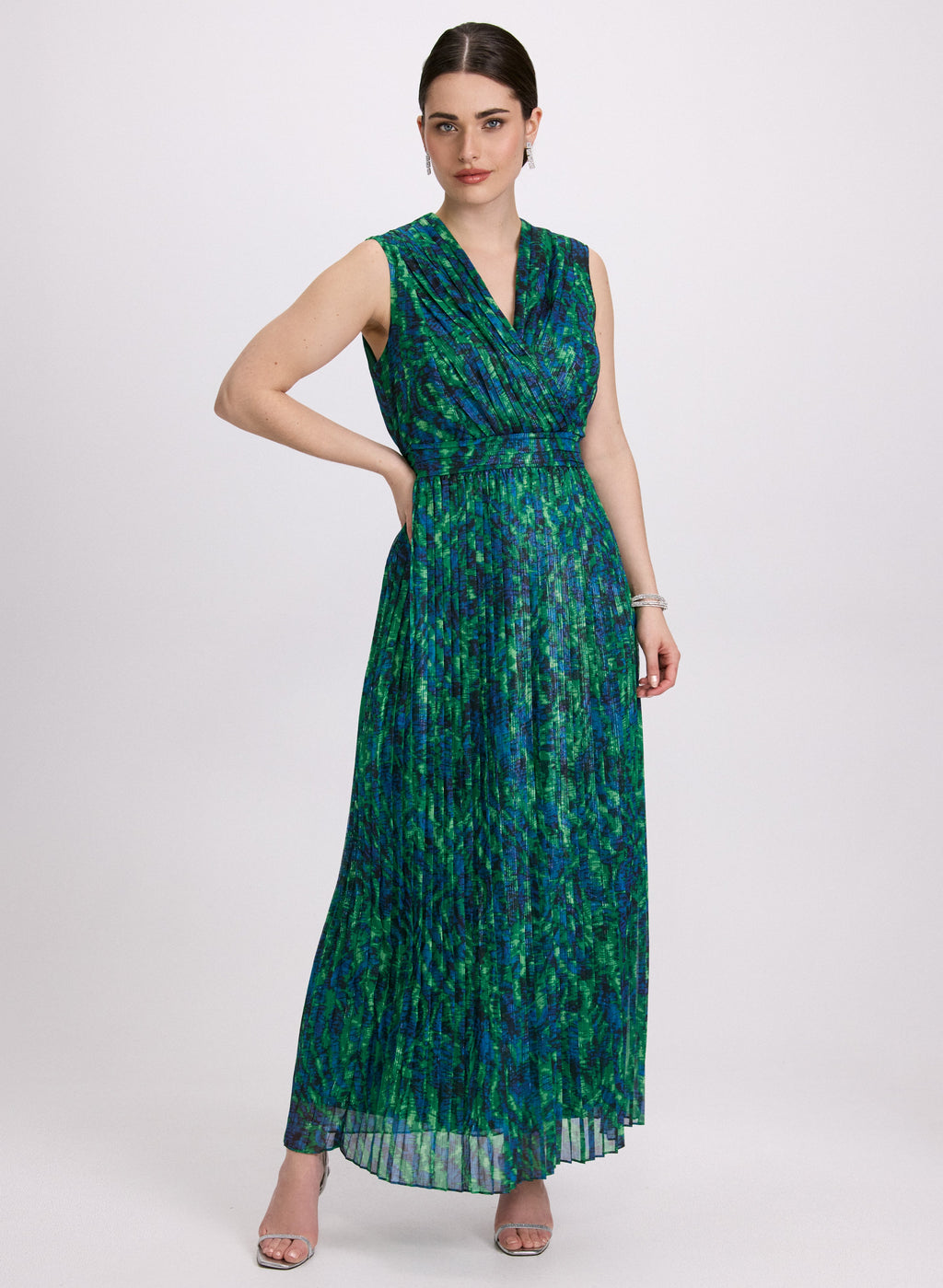 Chiffon Abstract Print Dress