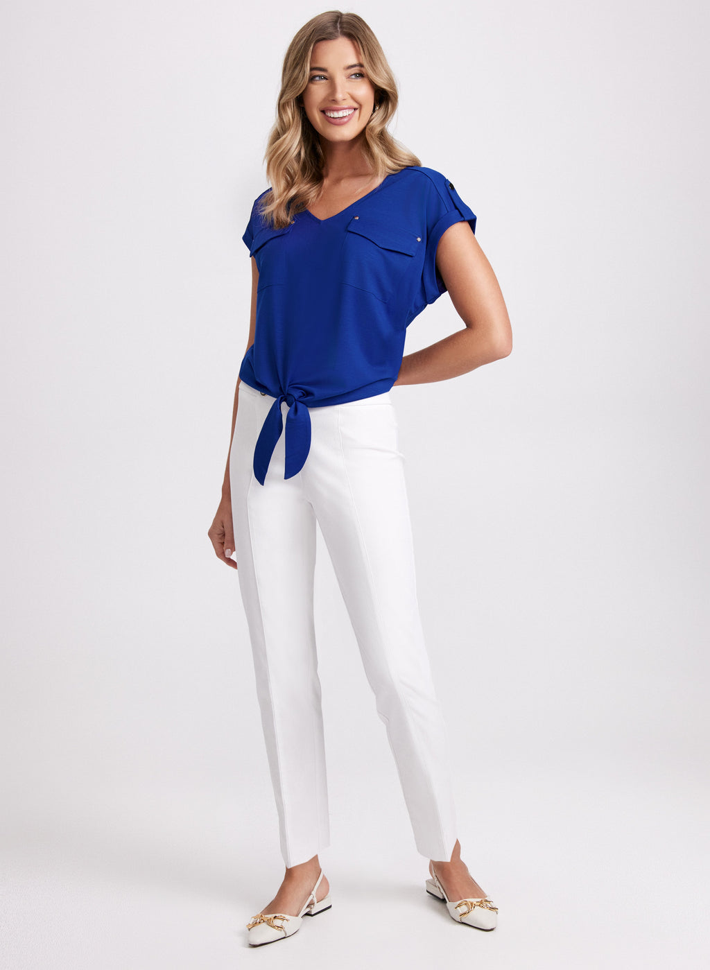 Cap Sleeve Utility T-Shirt