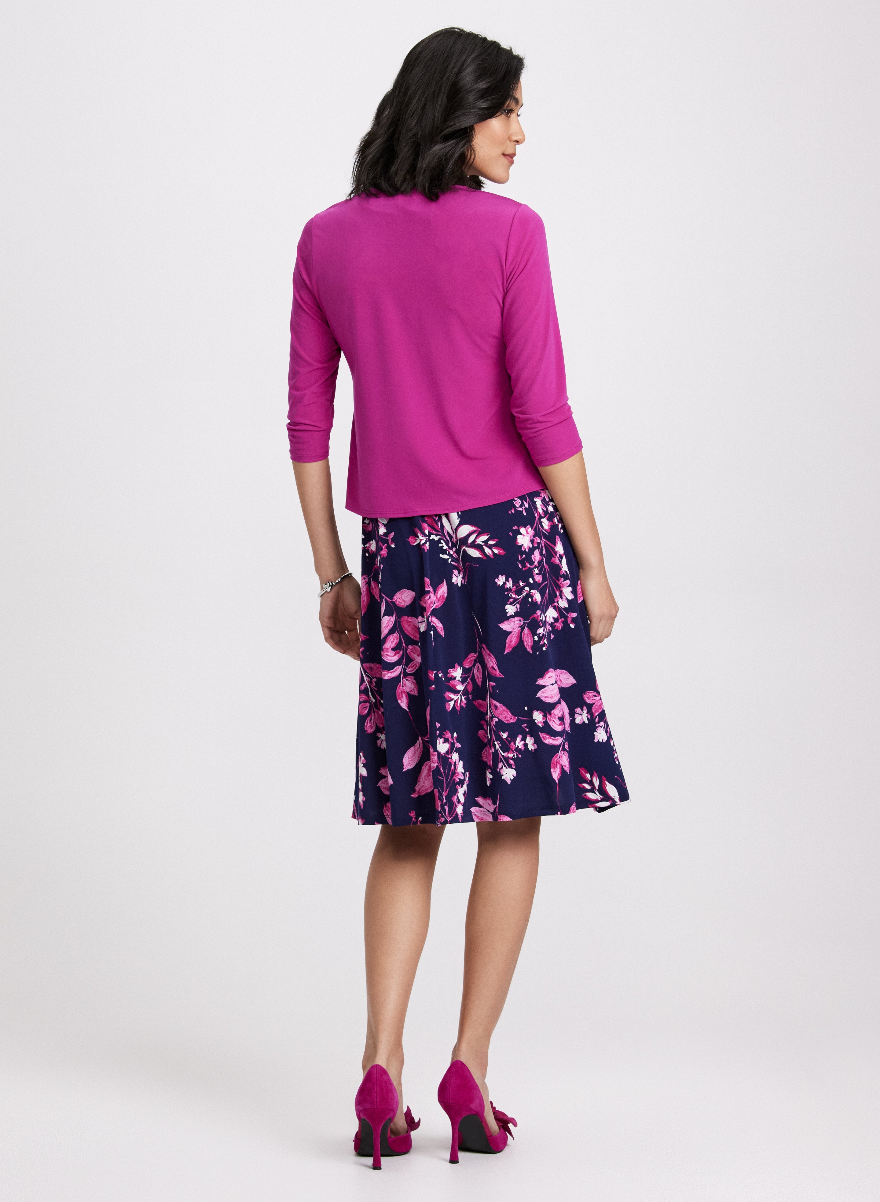 Bolero & Floral Dress