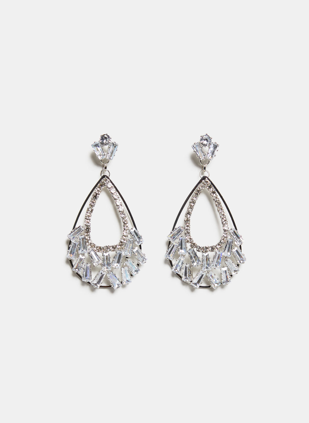 Crystal Teardrop Earrings
