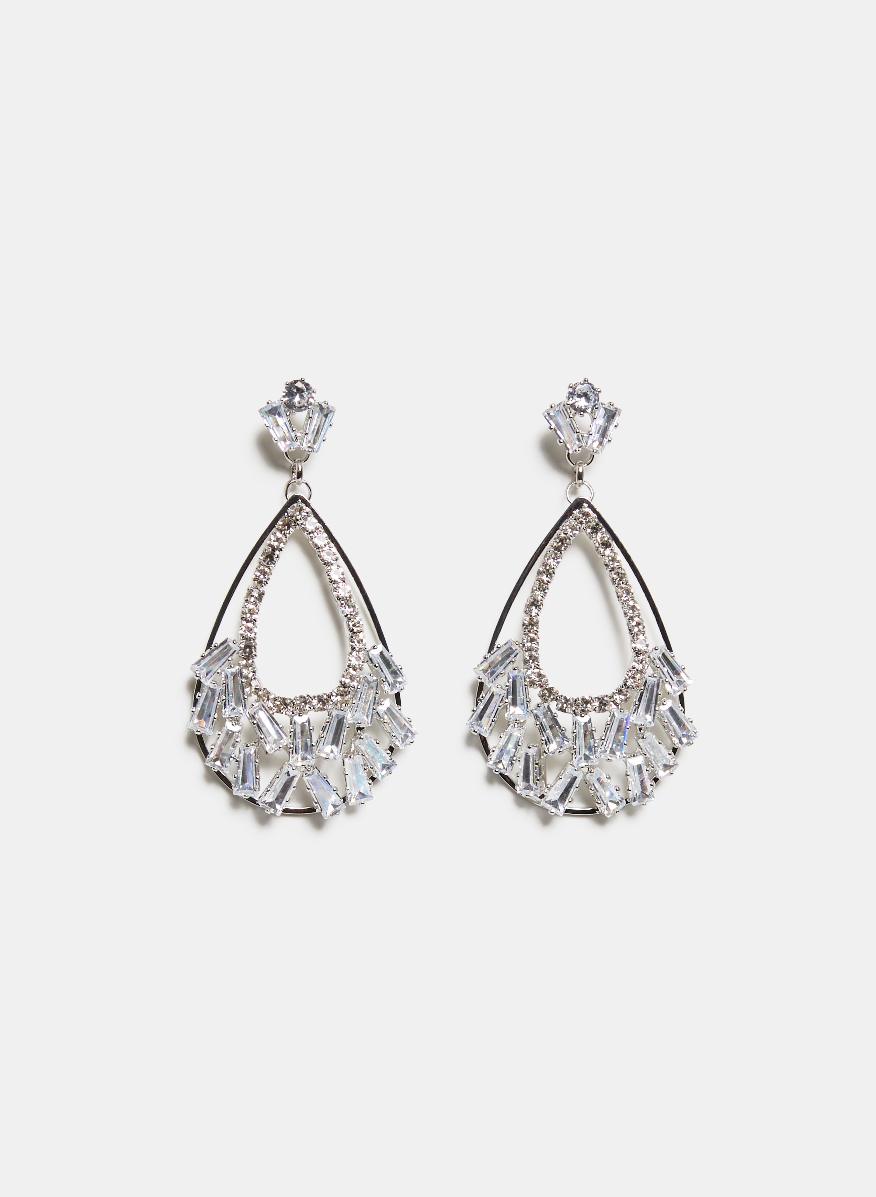 Crystal Teardrop Earrings