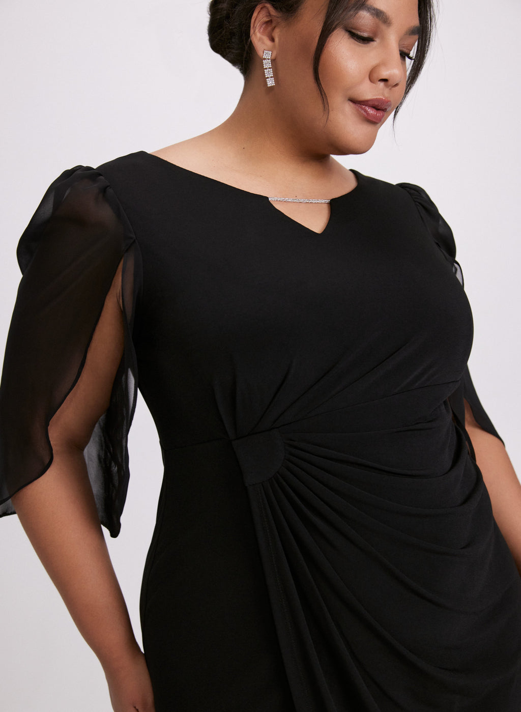 Chiffon Sleeve Dress