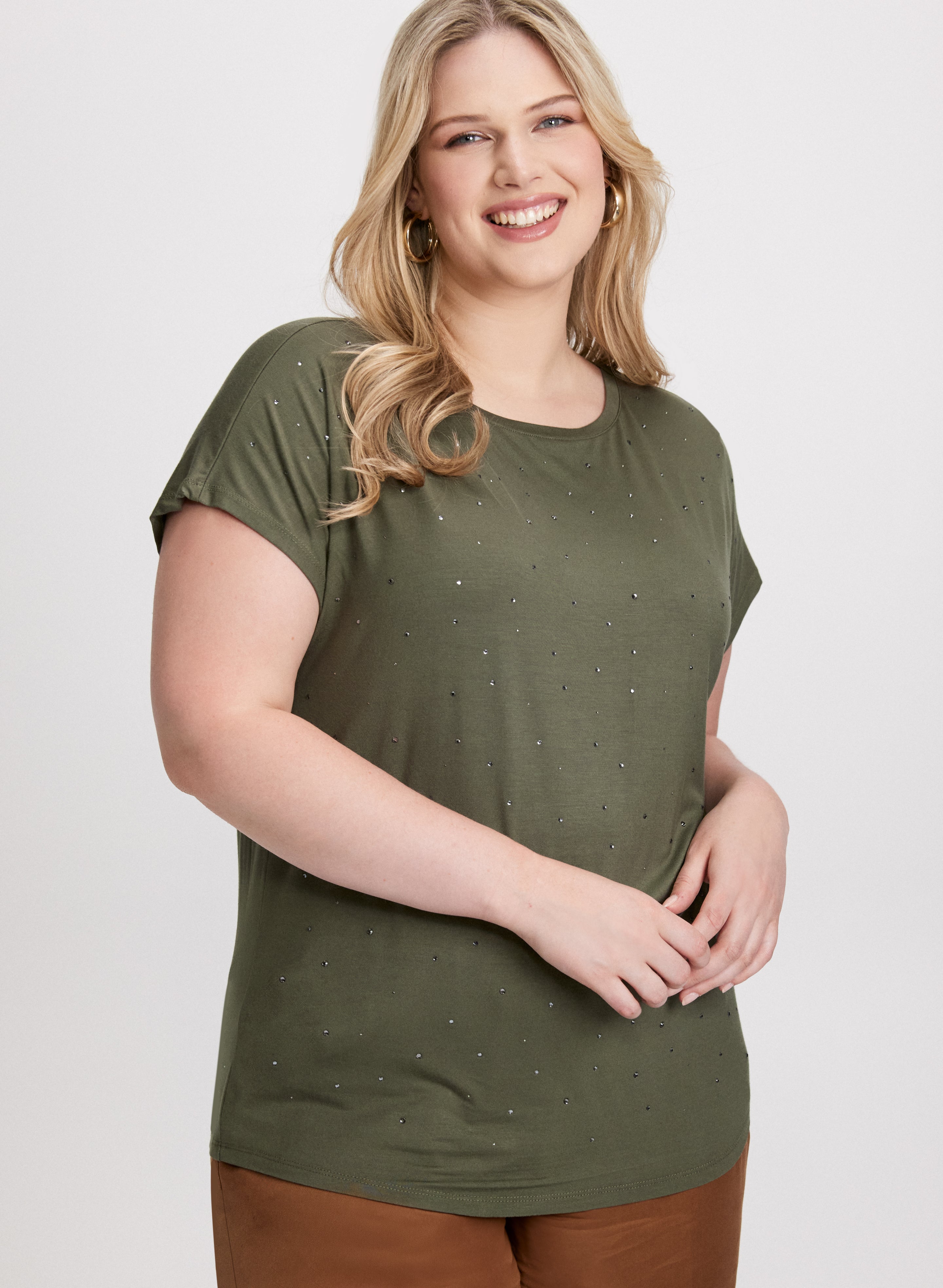 Bead Embellished T-Shirt