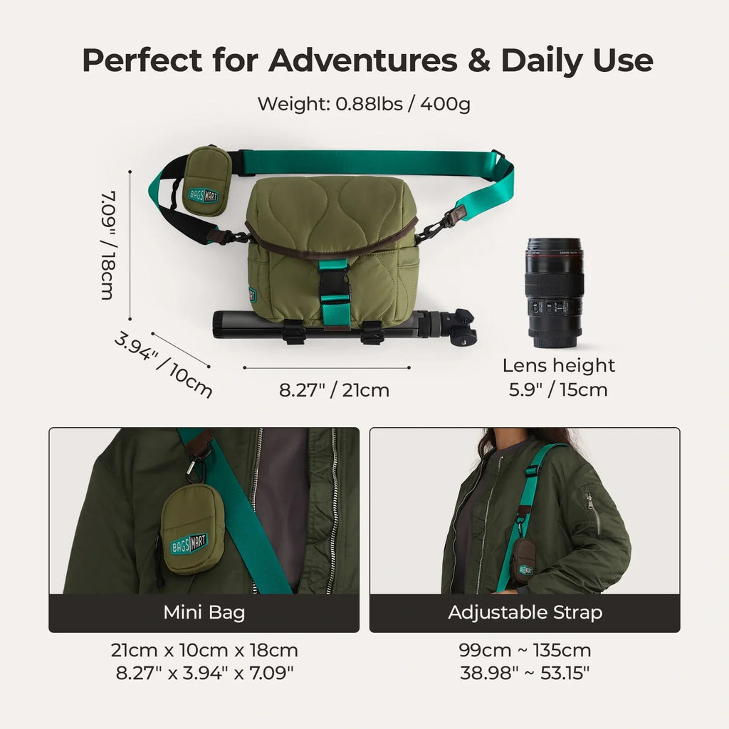 (FREE GIFT) Paz 4L Camera Sling