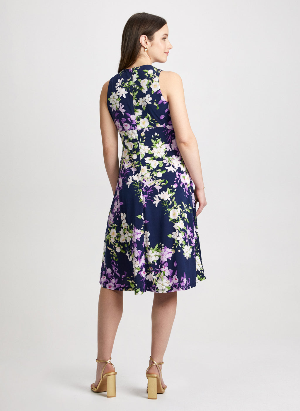 Botanical Empire Waist Dress