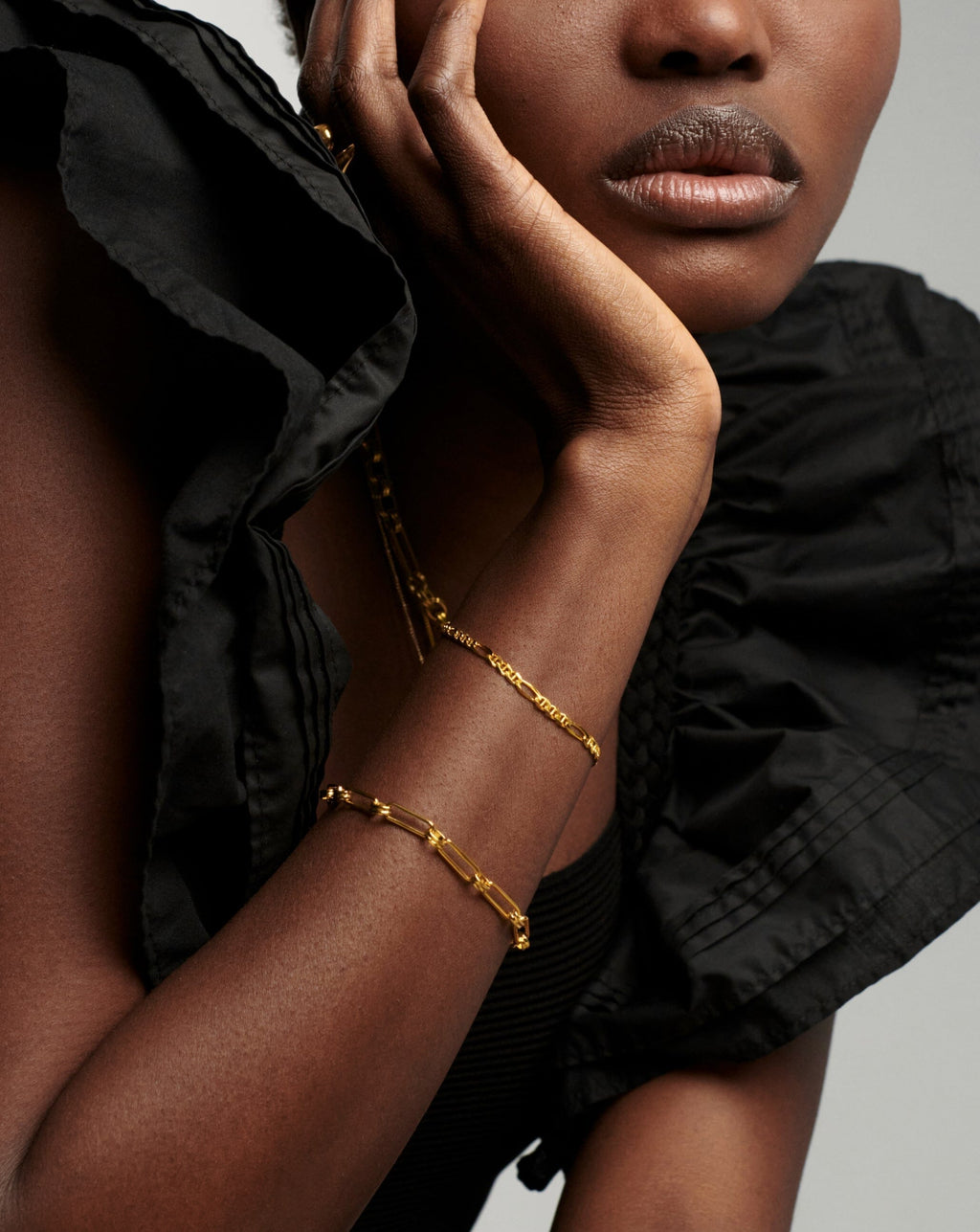 Aegis Chain Bracelet | 18k Gold Plated