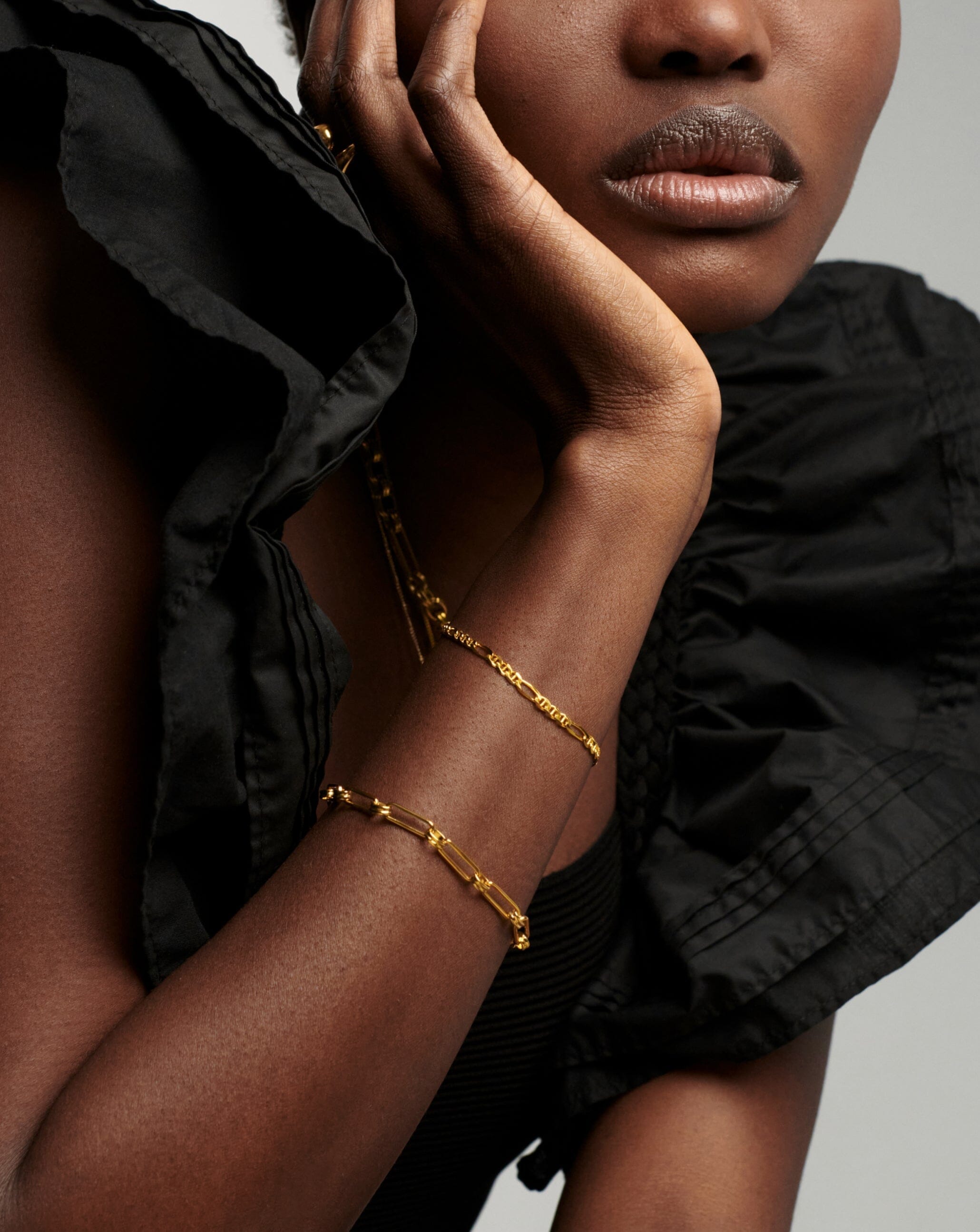 Aegis Chain Bracelet | 18k Gold Plated