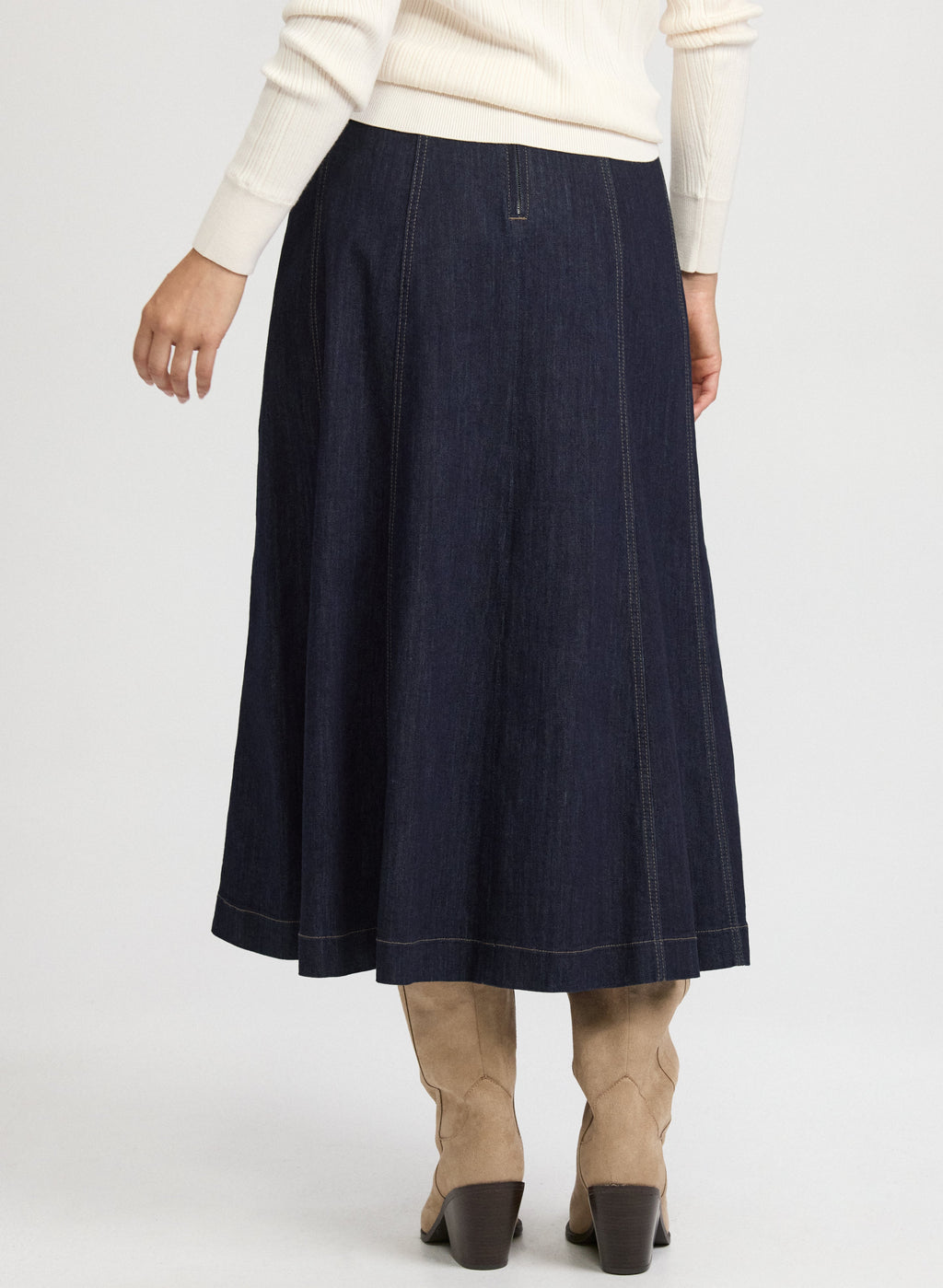 A-Line Denim Skirt