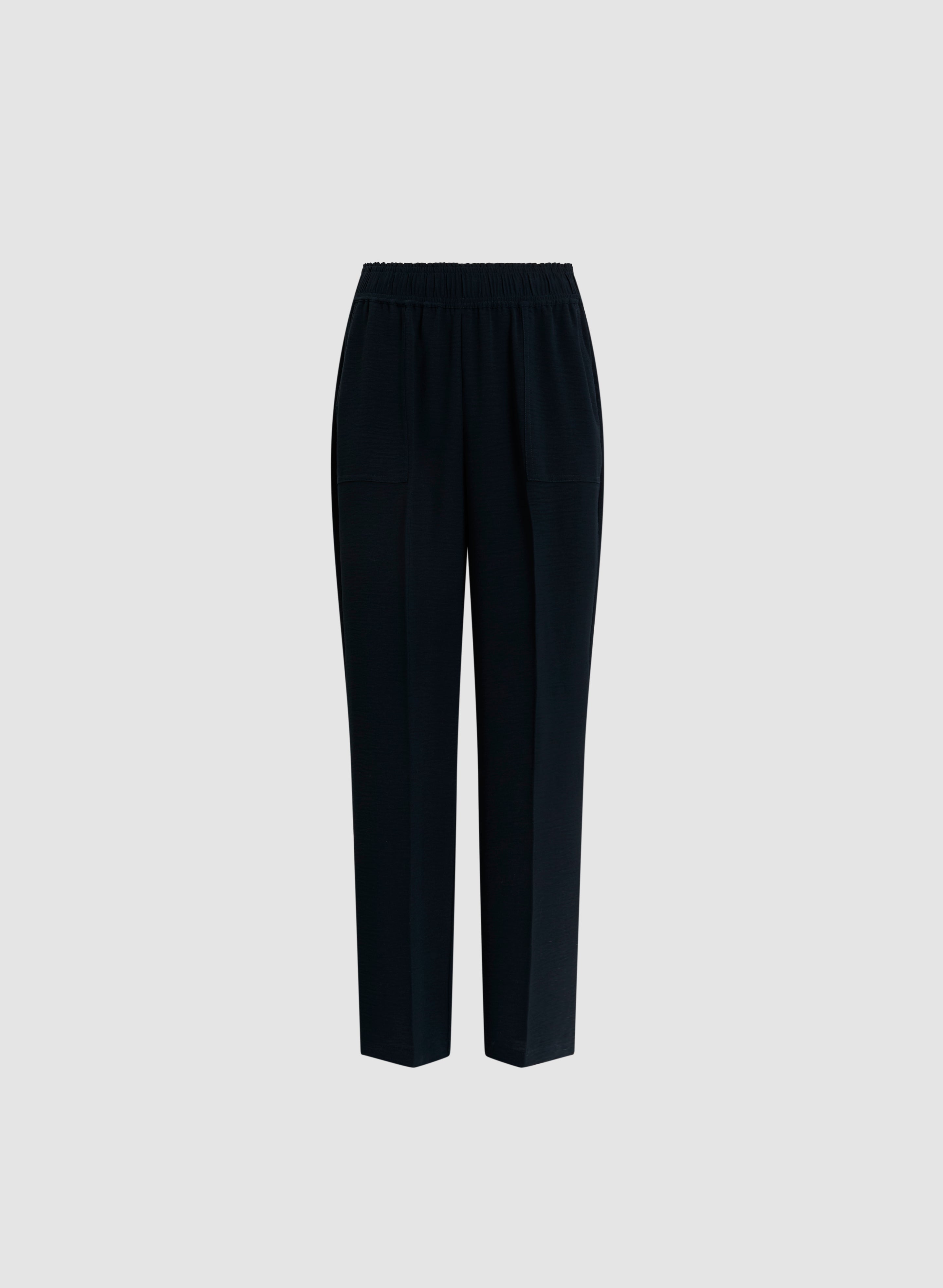 Crepe Pull-On Pants