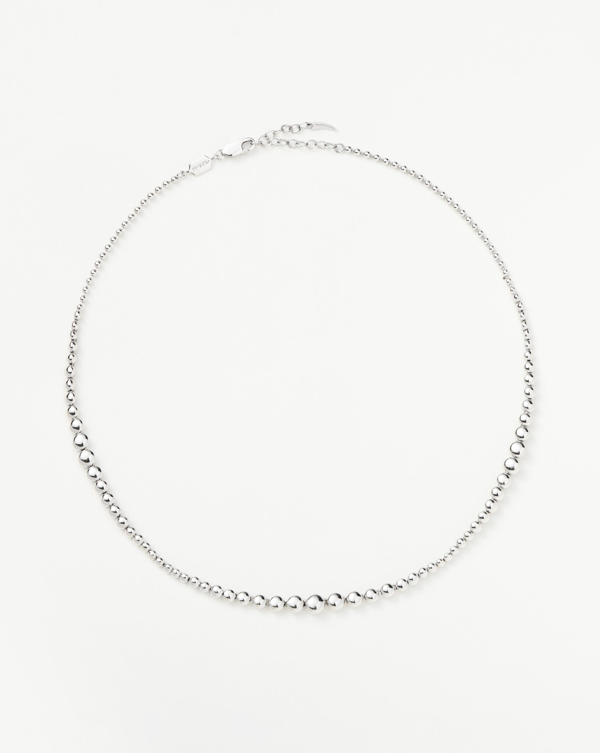 Beaded Choker | Sterling Silver