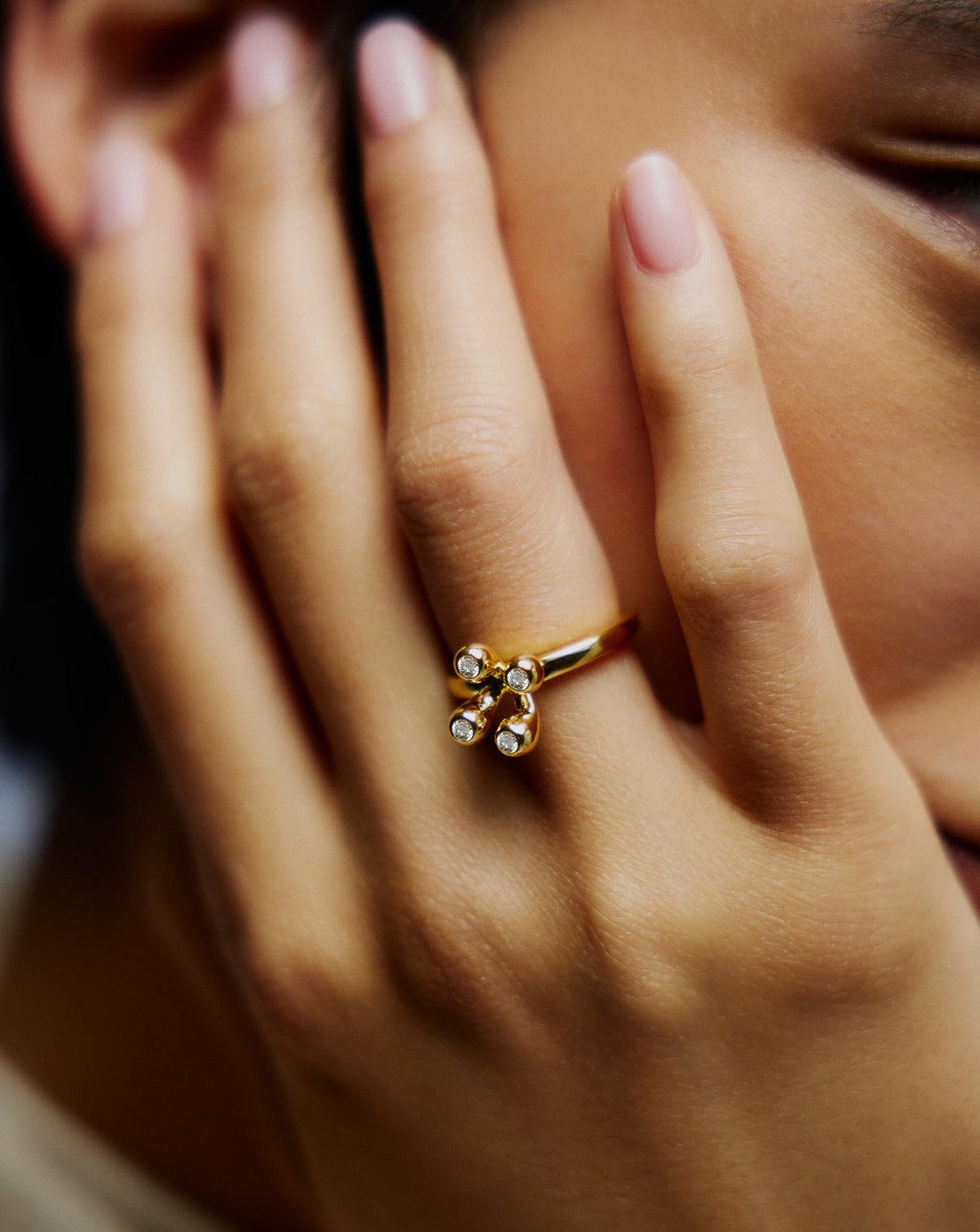 Atom Ring | 18k Gold Vermeil