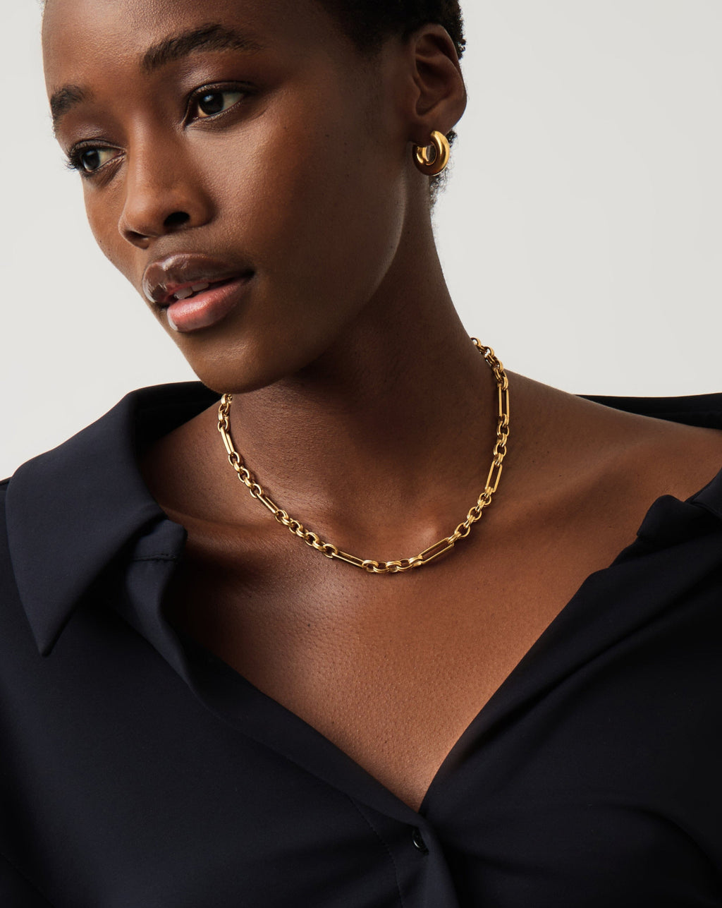 Axiom Chain Necklace | 18k Gold Plated