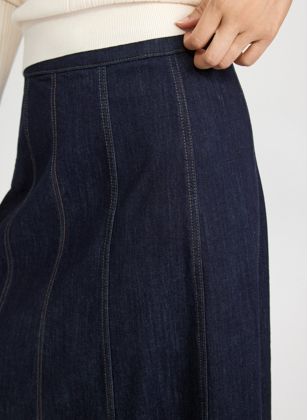 A-Line Denim Skirt
