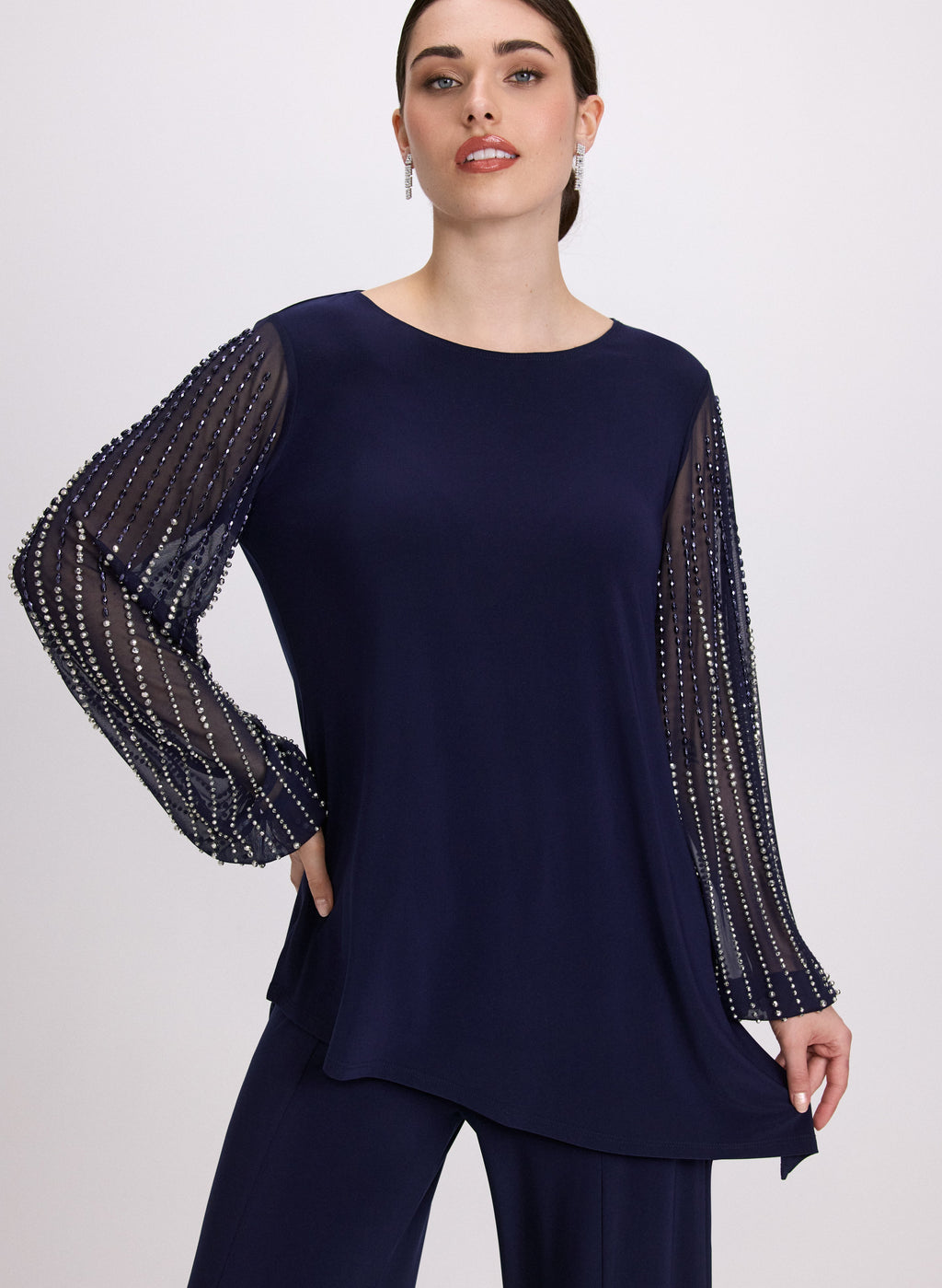 Beaded Top & Pants Set