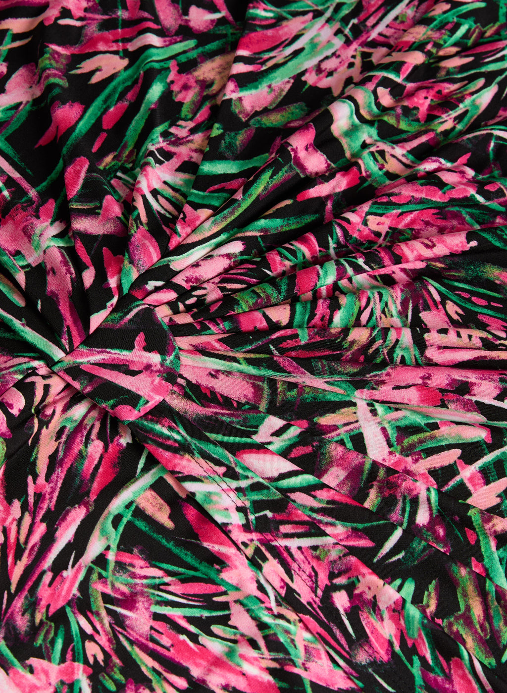 Abstract Draped Dress