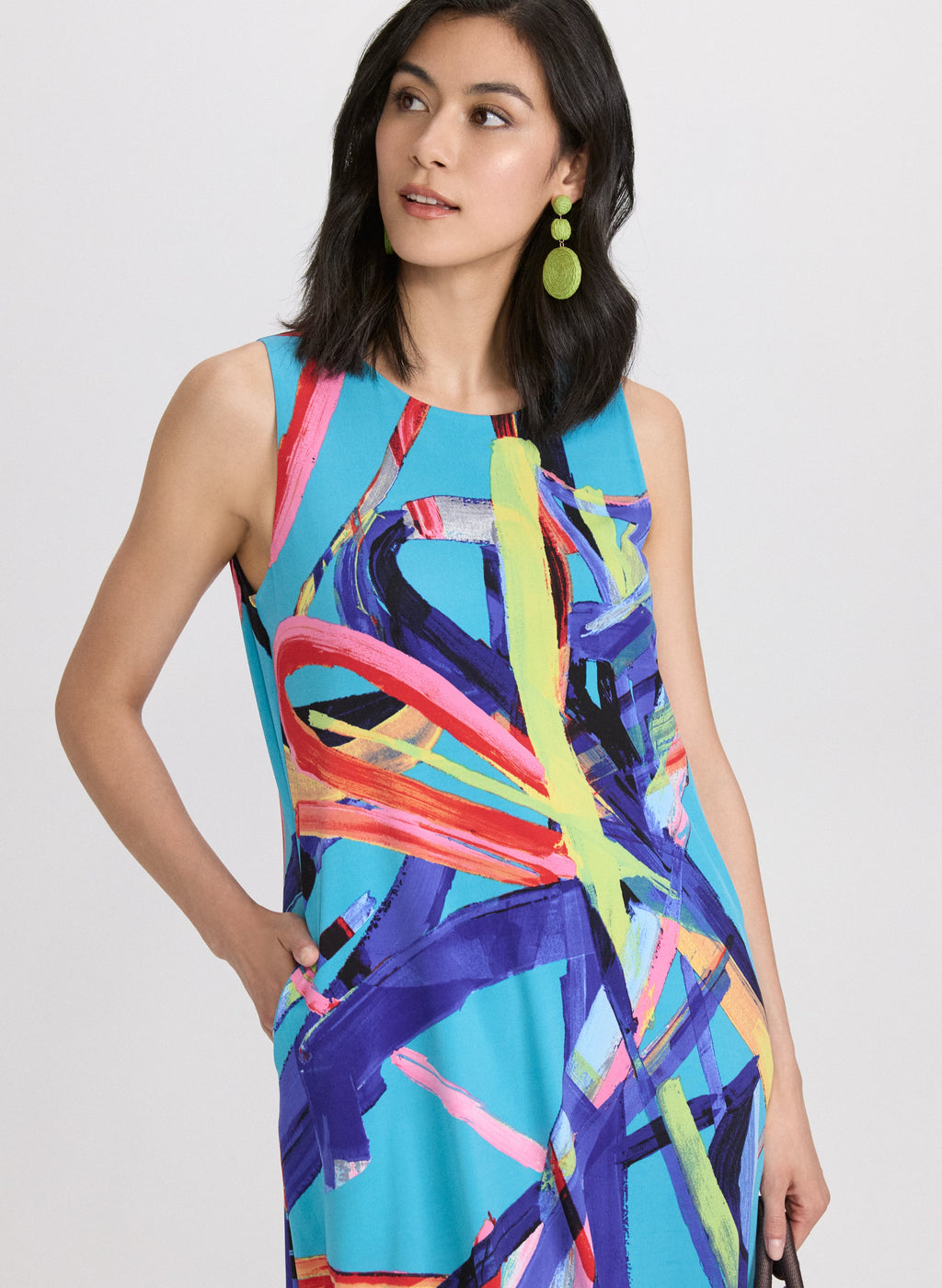 Abstract A-Line Dress
