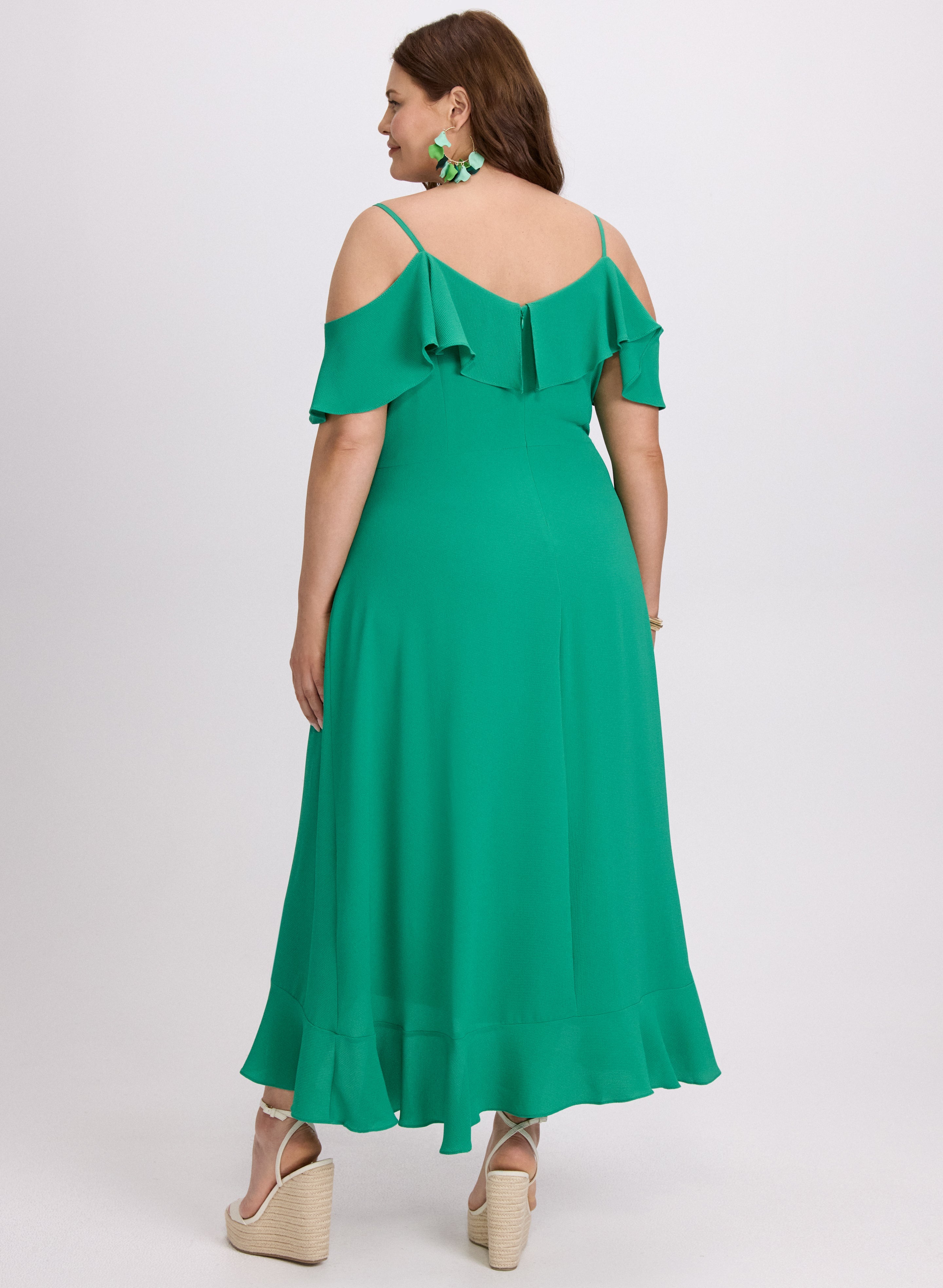 Cold Shoulder Midi Dress