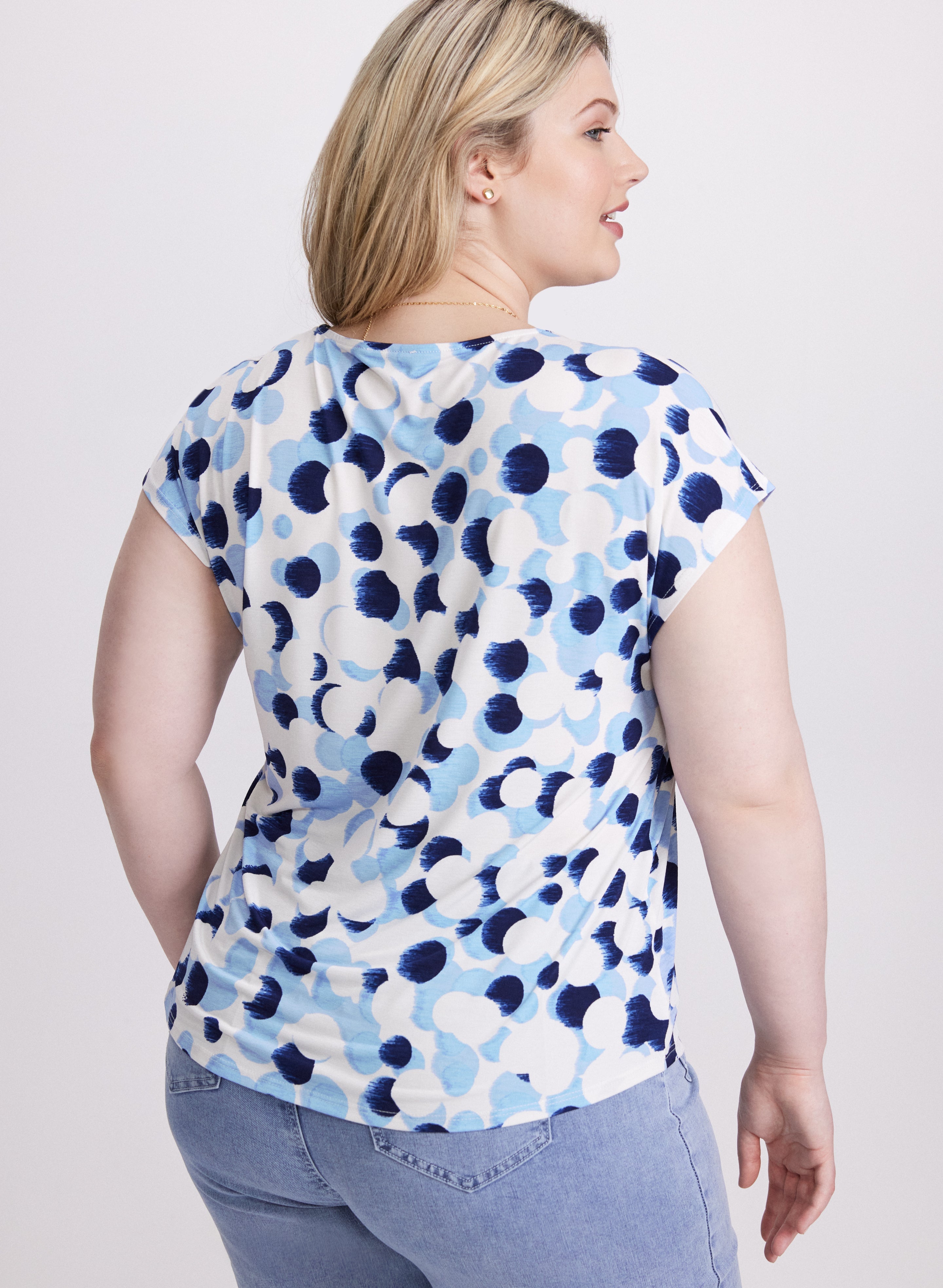 Abstract Dot Print Top