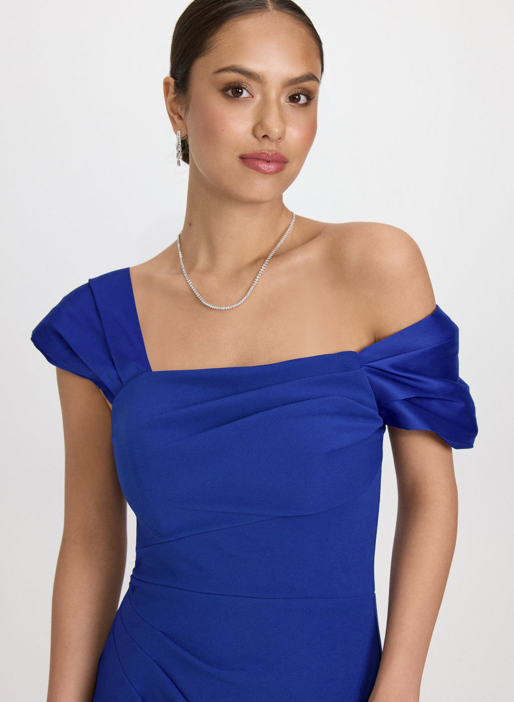 Asymmetric Off-Shoulder Dress