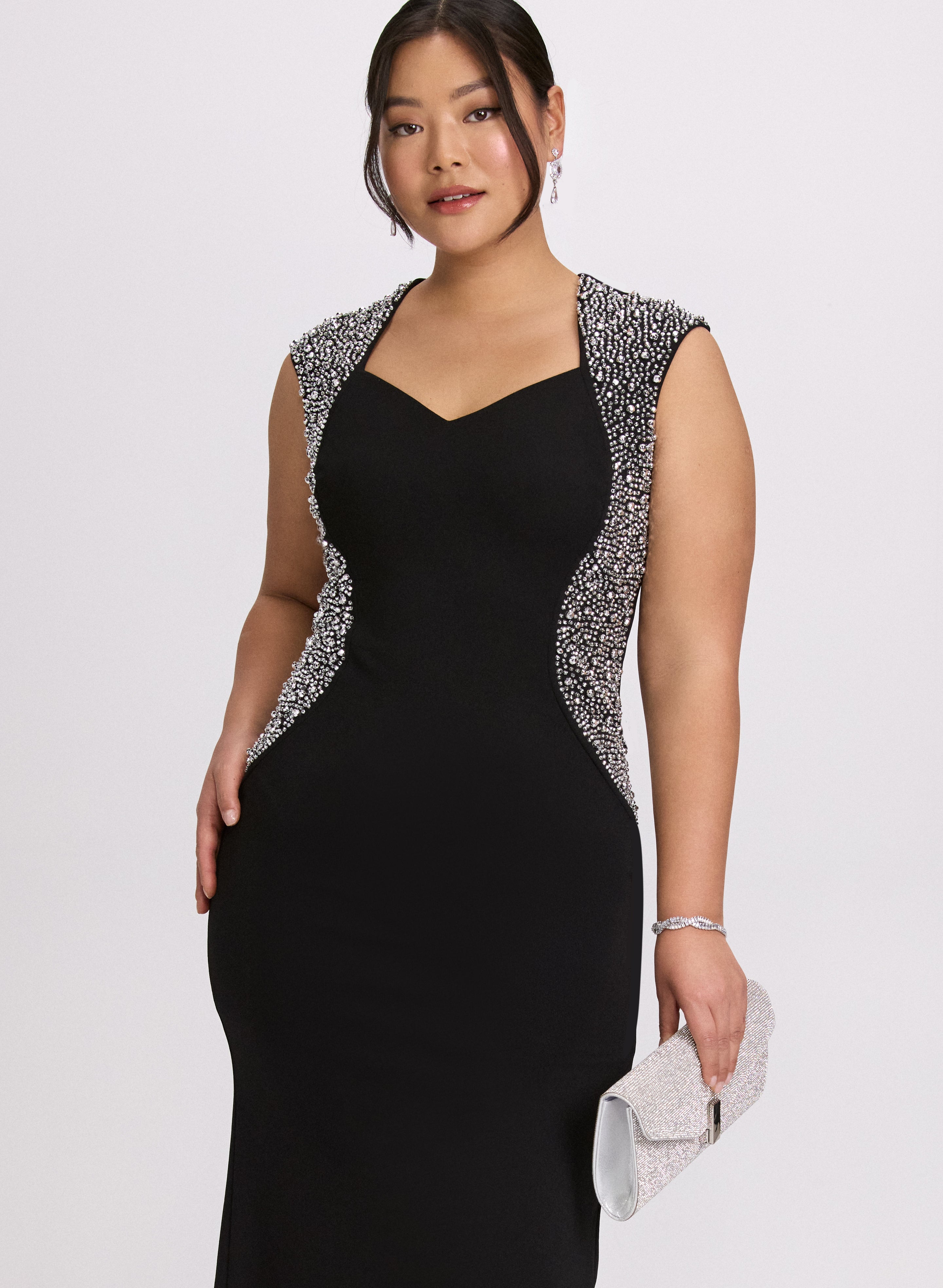 Crystal Embellished Dress