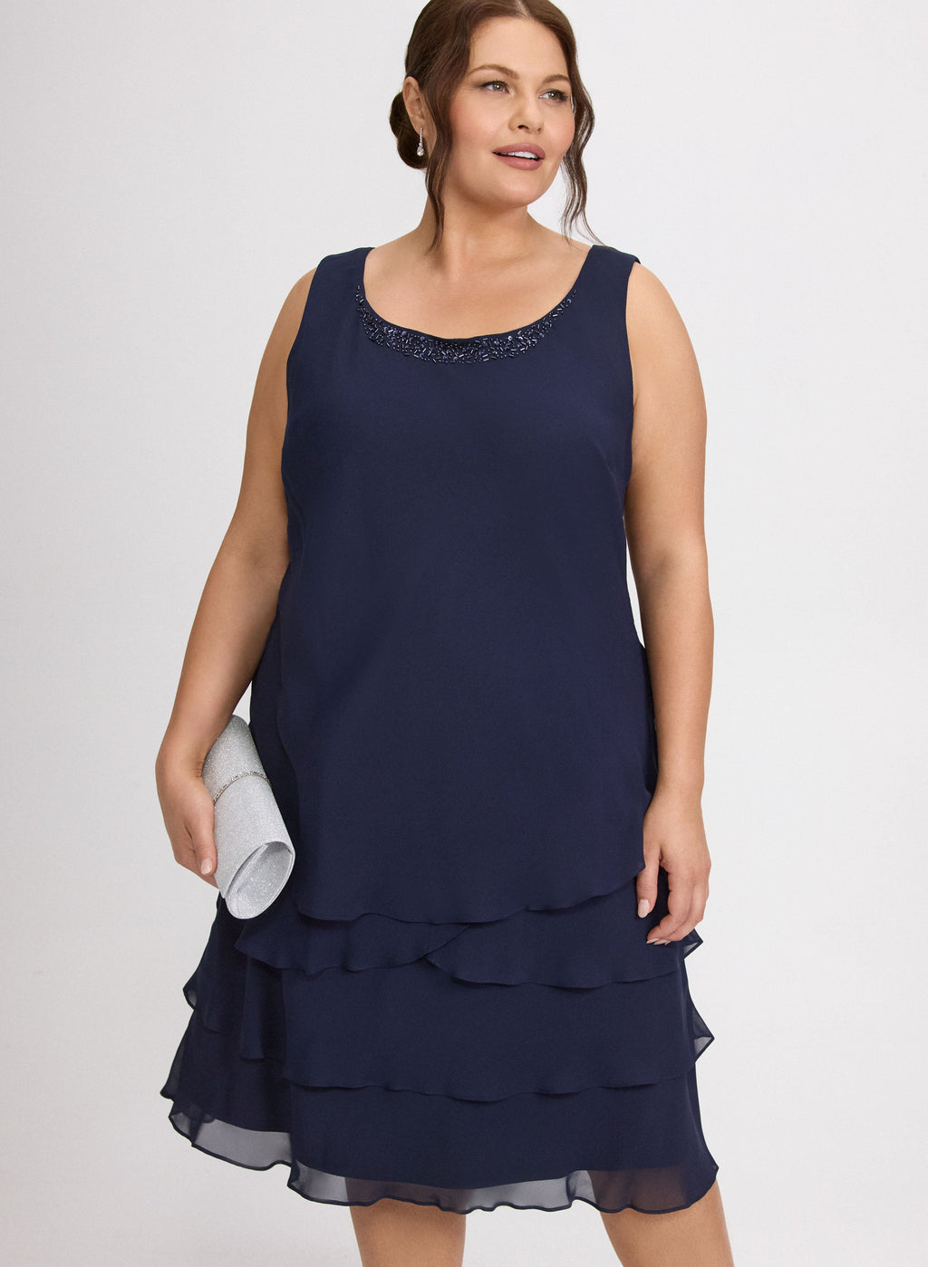 Chiffon Jacket & Dress Set