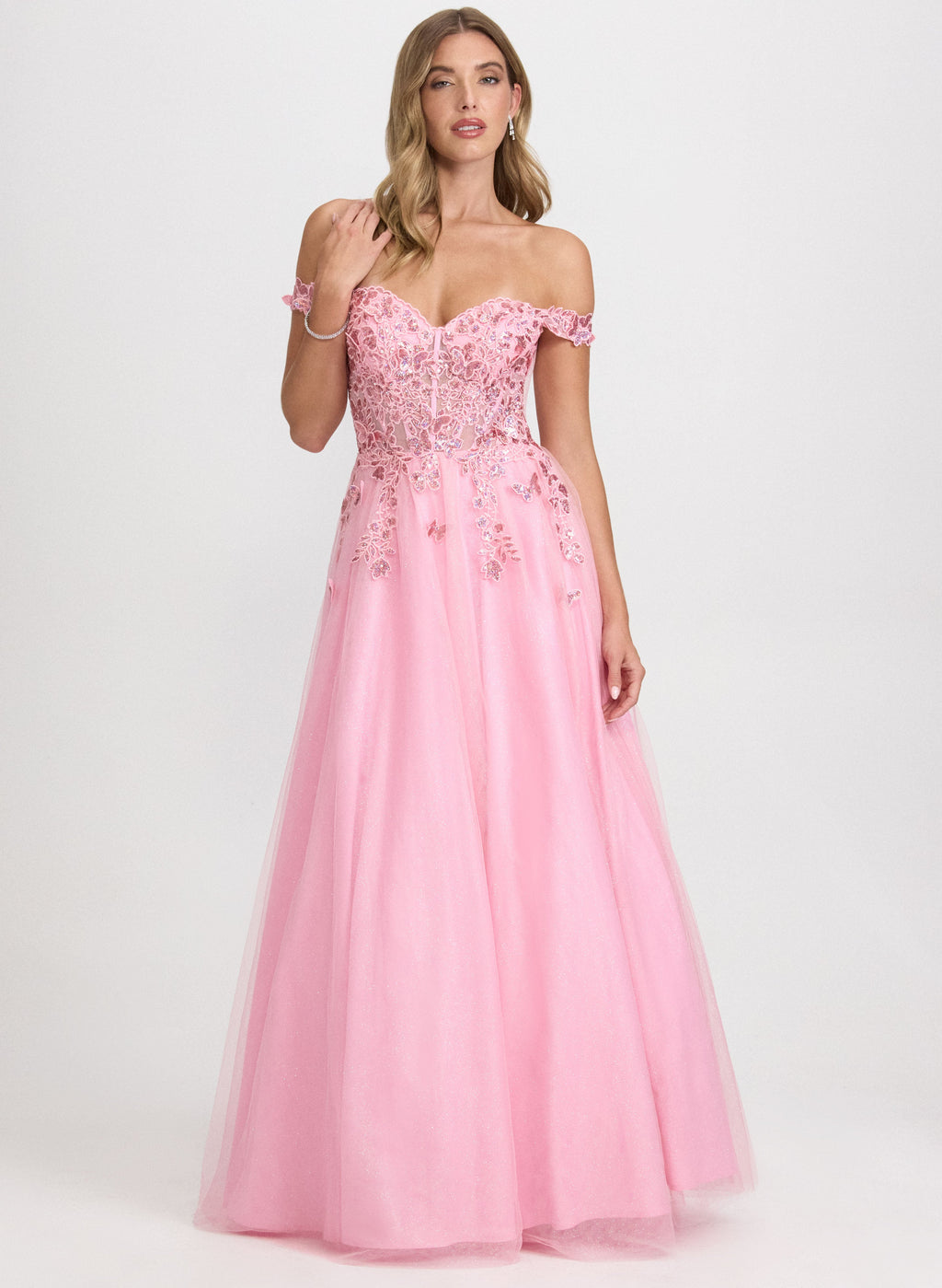 Butterfly Applique Ballgown