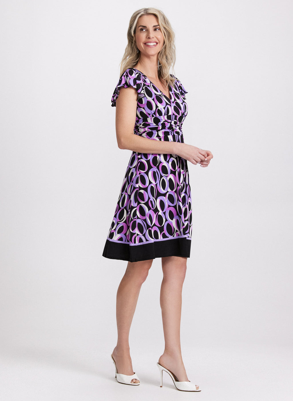 Circle Print Dress