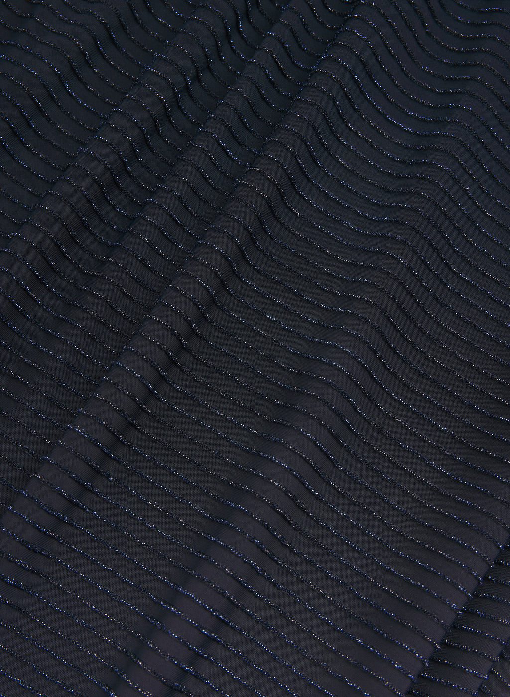 Chiffon Poncho & Metallic Knit Dress