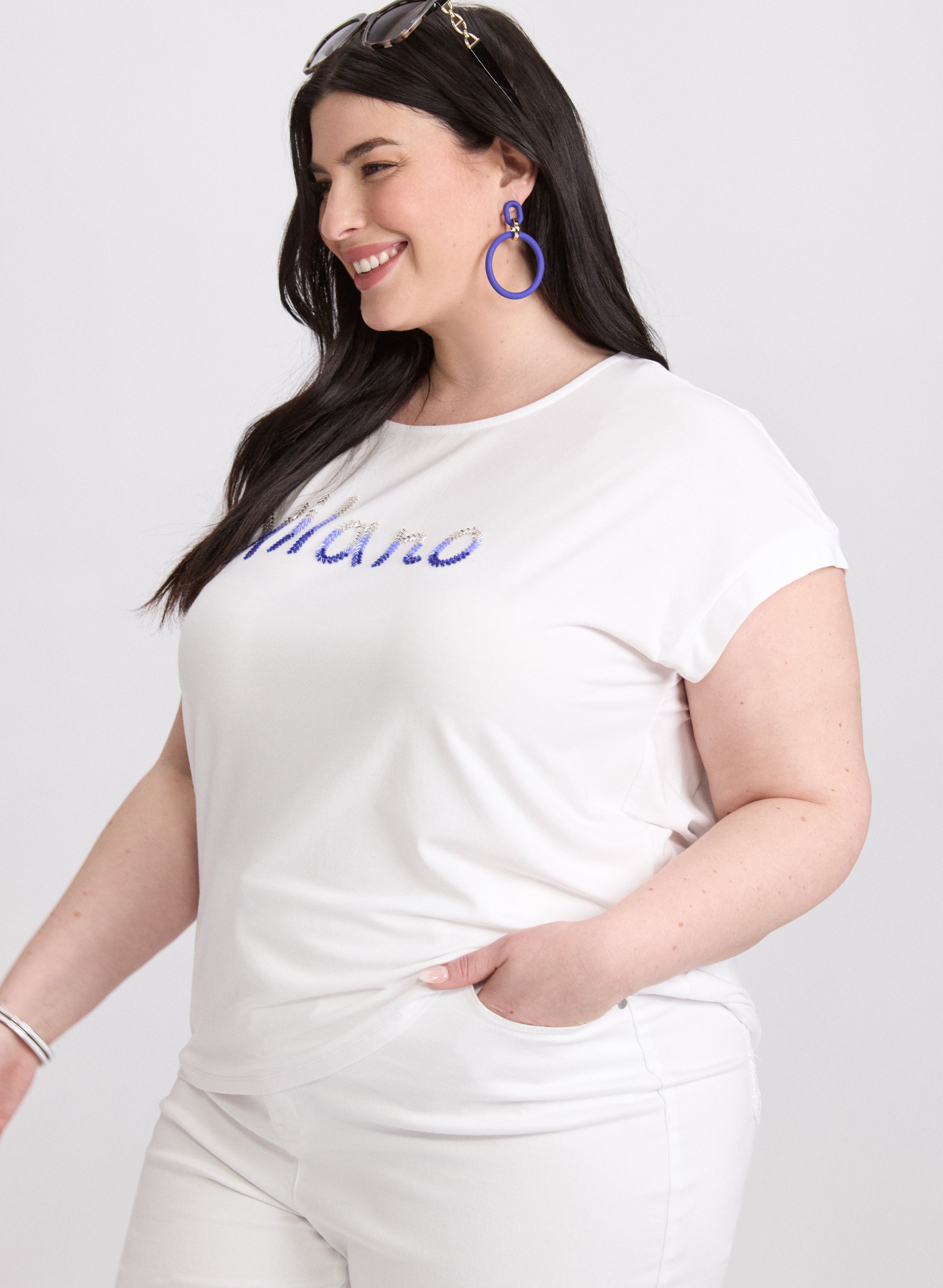 'Milan' Sequin T-Shirt