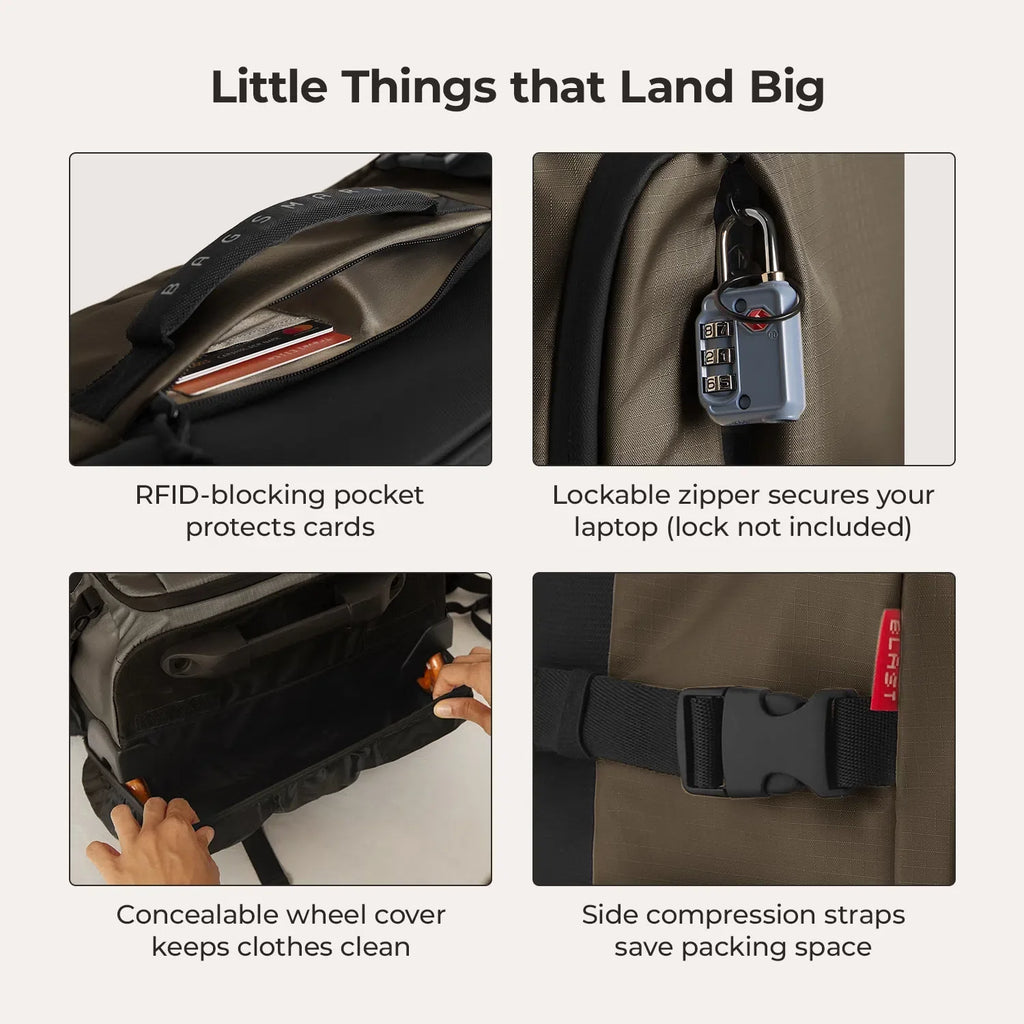 Blast 43L Roller Backpack