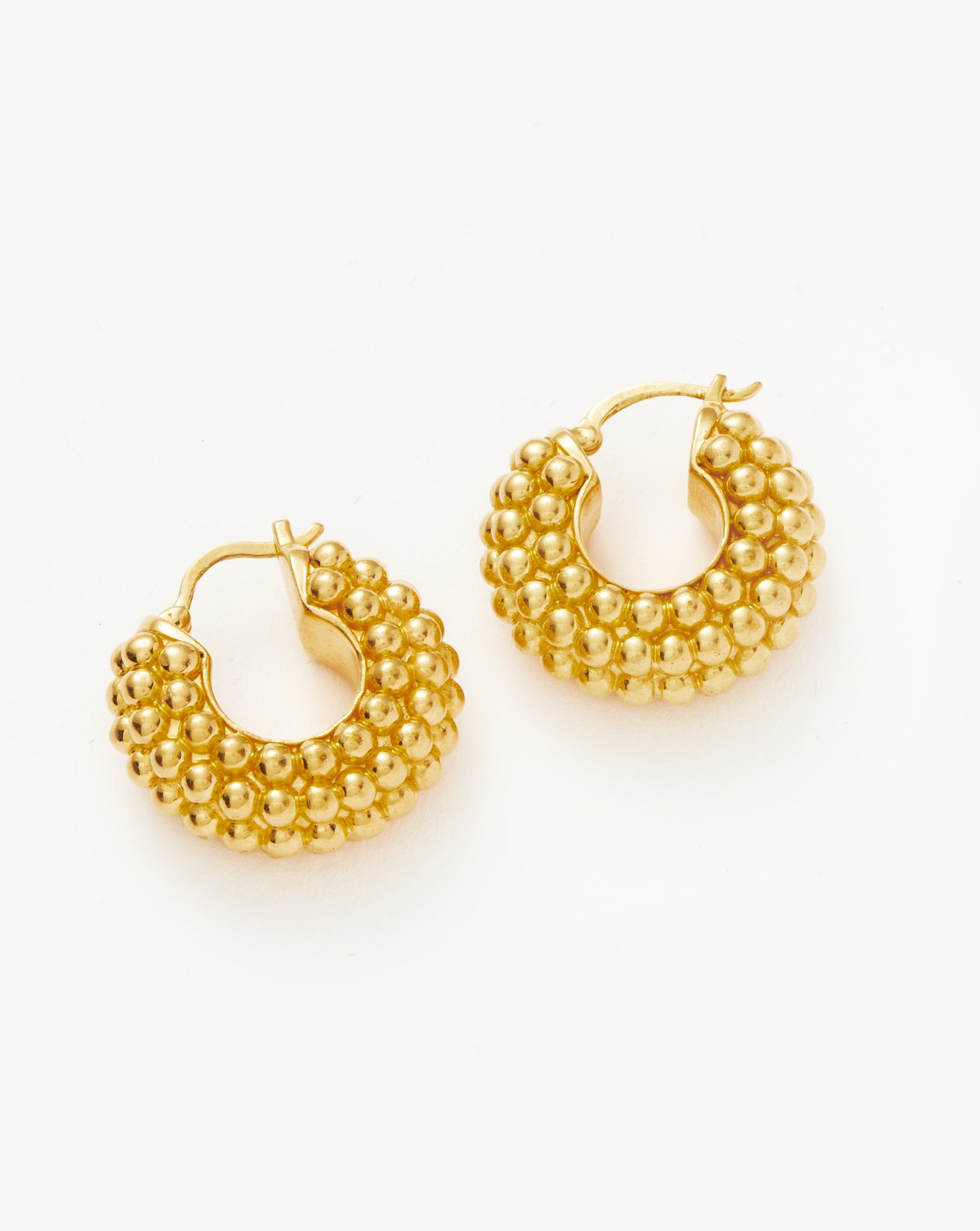 Baya Hoop Earrings | 18k Gold Plated