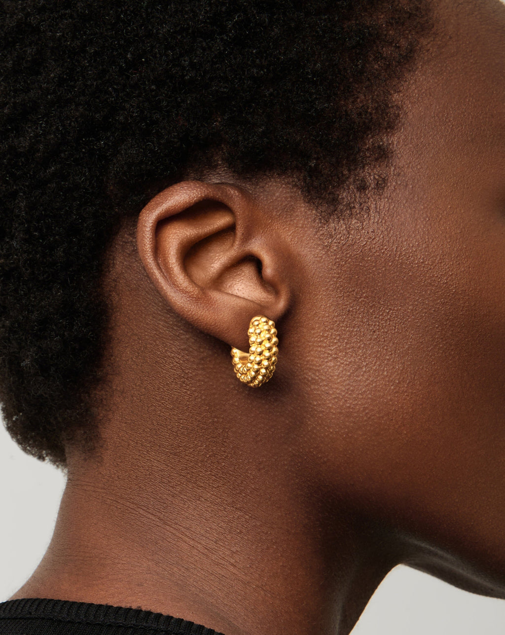Baya Hoop Earrings | 18k Gold Plated