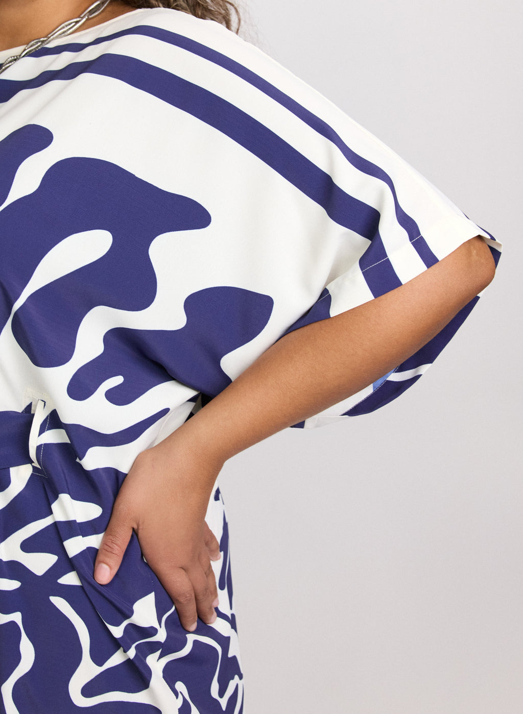 Abstract Print Dress