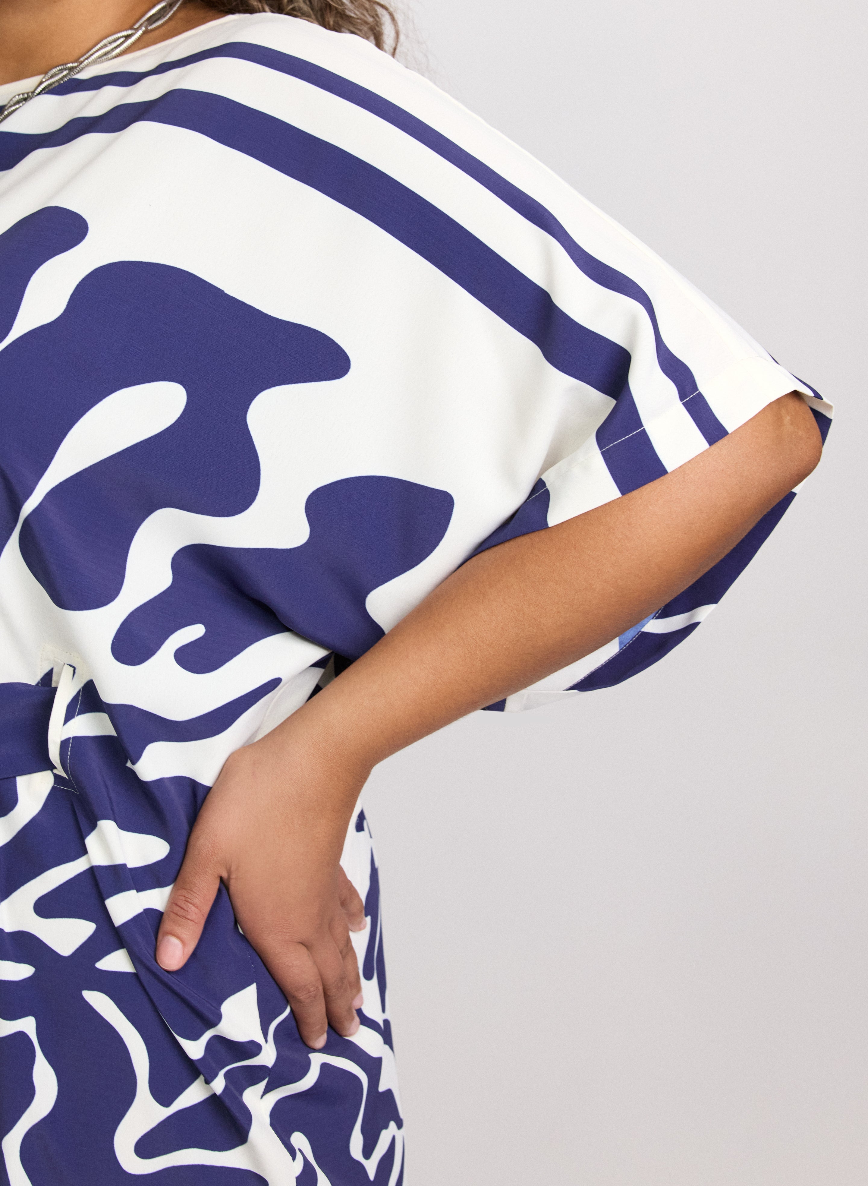 Abstract Print Dress