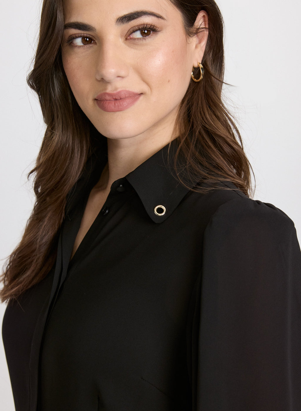 Chain Tassel Detail Blouse