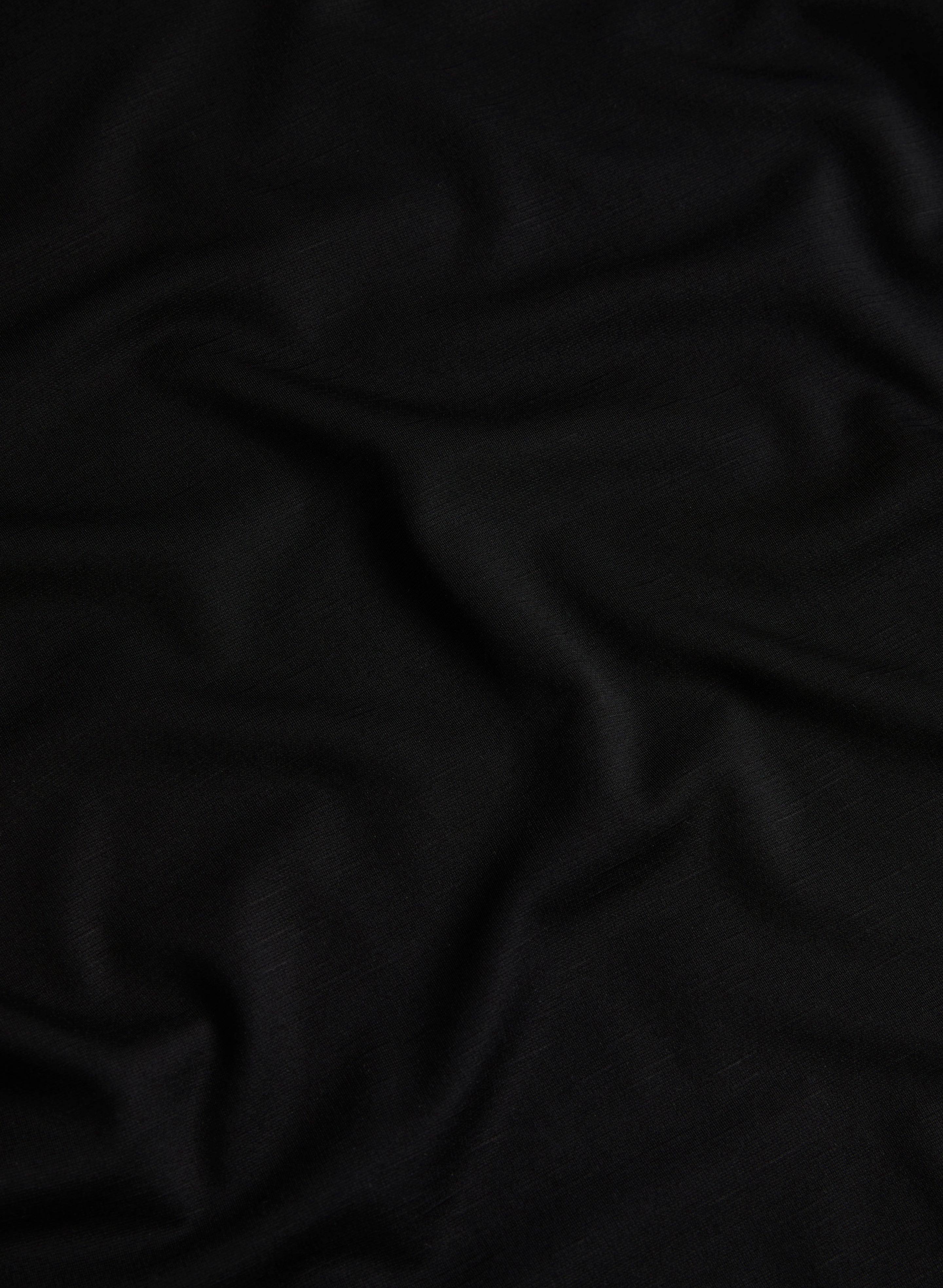 Cap Sleeves V-Neck T-Shirt