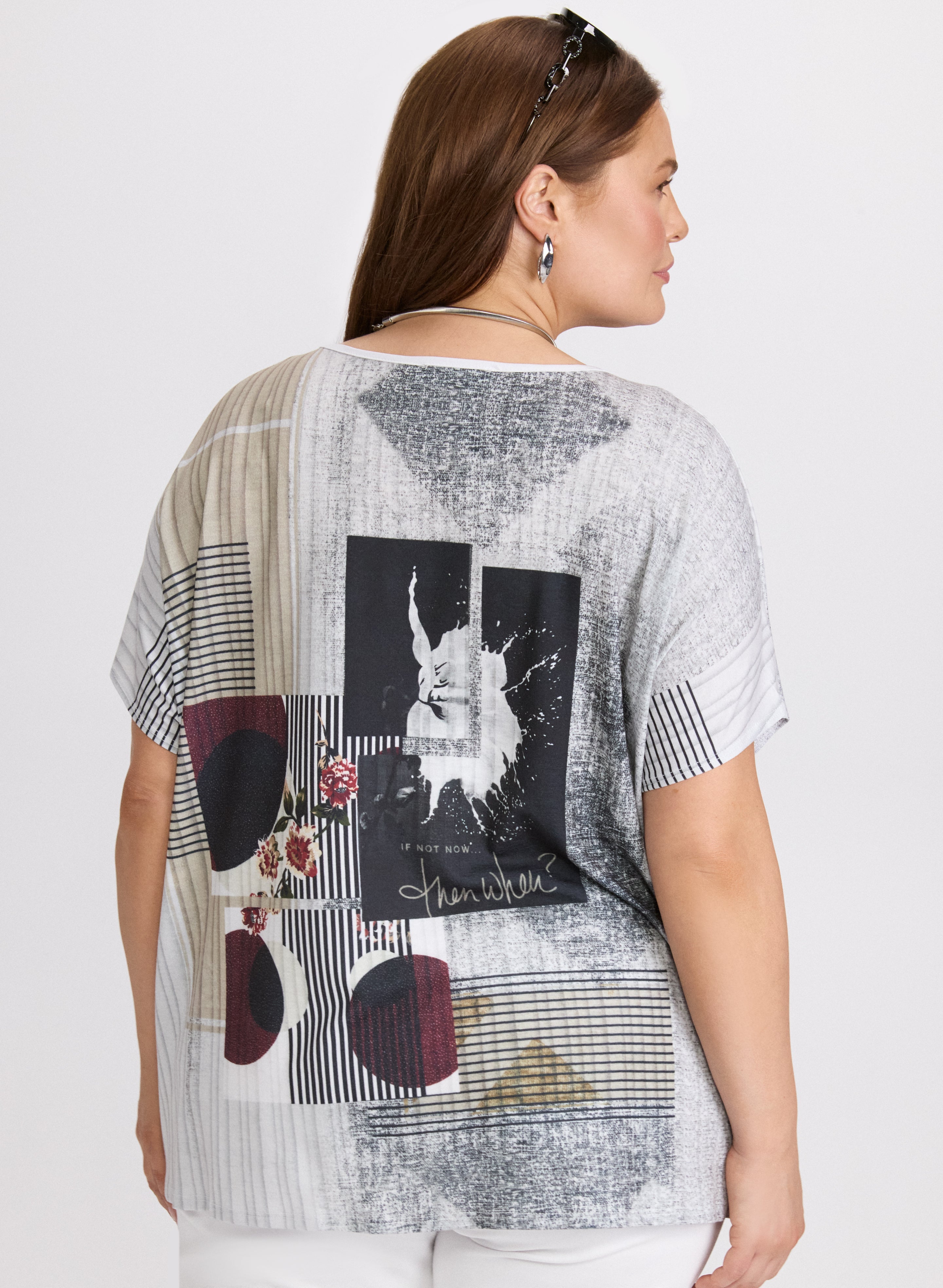 Abstract Jersey T-Shirt